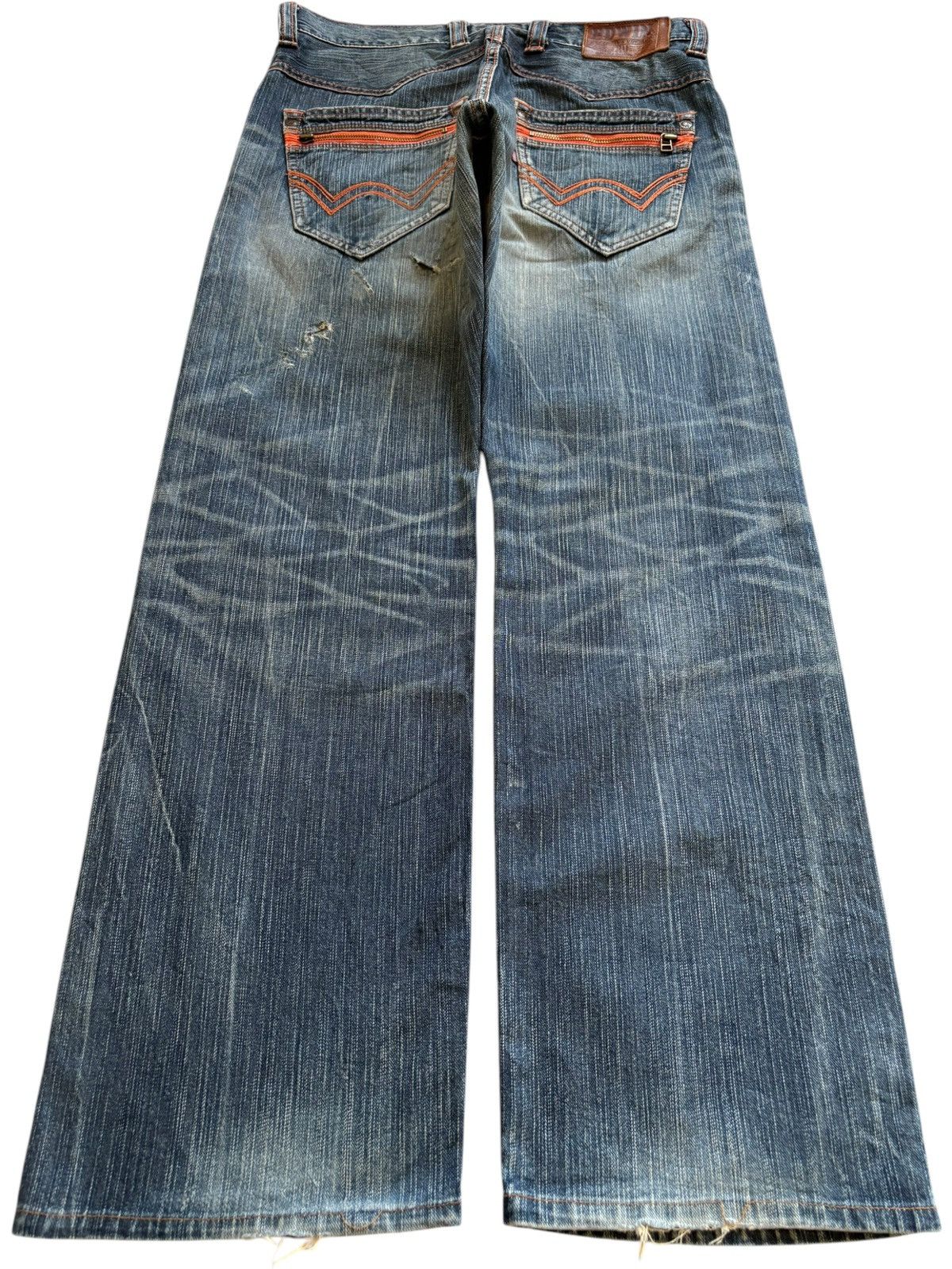 Edwin Exclusive Vintage Edwin 424 Faded Wash Loose Baggy Jeans Size US 32 / EU 48 - 2 Thumbnail