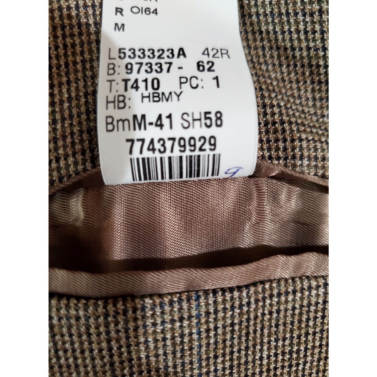 Ralph Lauren Ralph Lauren Signature Blazer Silk & Wool Blend Suit Coat Mens 42R Beige Size 42R - 7 Thumbnail
