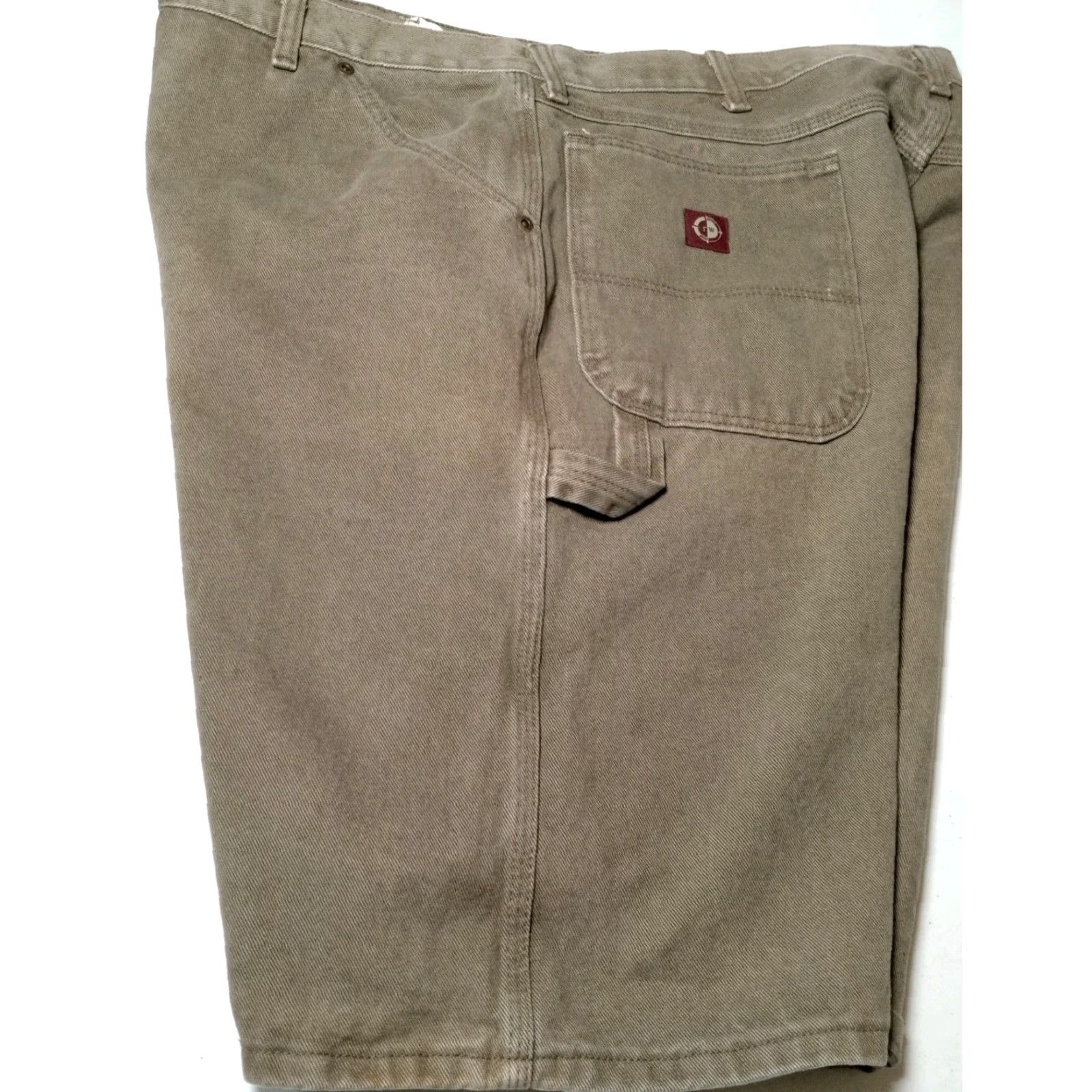 Wrangler VINTAGE Wrangler VF Jeanswear Carpenter Shorts Mens 40 Army Green Denim 5-Pocket Workwear Size US 40 / EU 56 - 3 Thumbnail