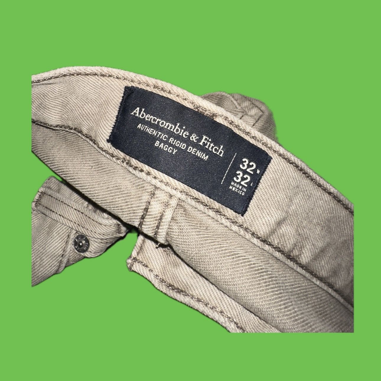 Abercrombie & Fitch Abercrombie Wide Leg Jean Brown Size US 32 / EU 48 - 6 Thumbnail