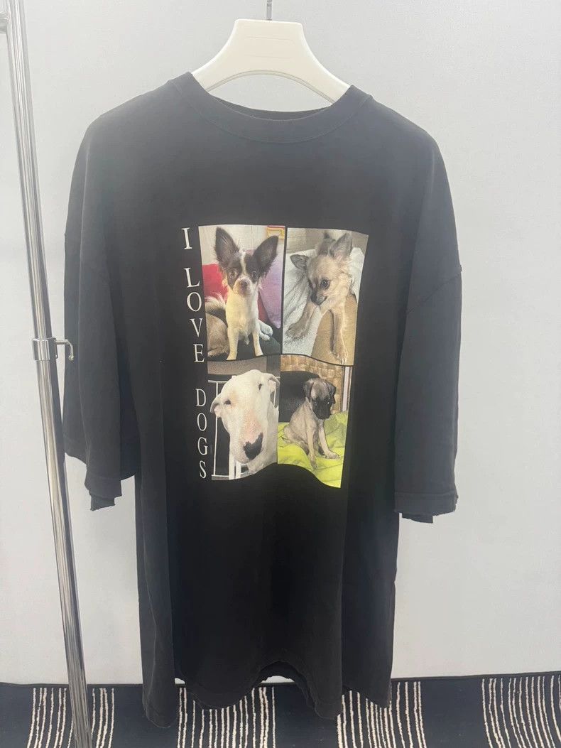 Balenciaga Balenciaga Oversize Dog Print T-shirt - dmc Size US M / EU 48-50 / 2 - 1 Thumbnail
