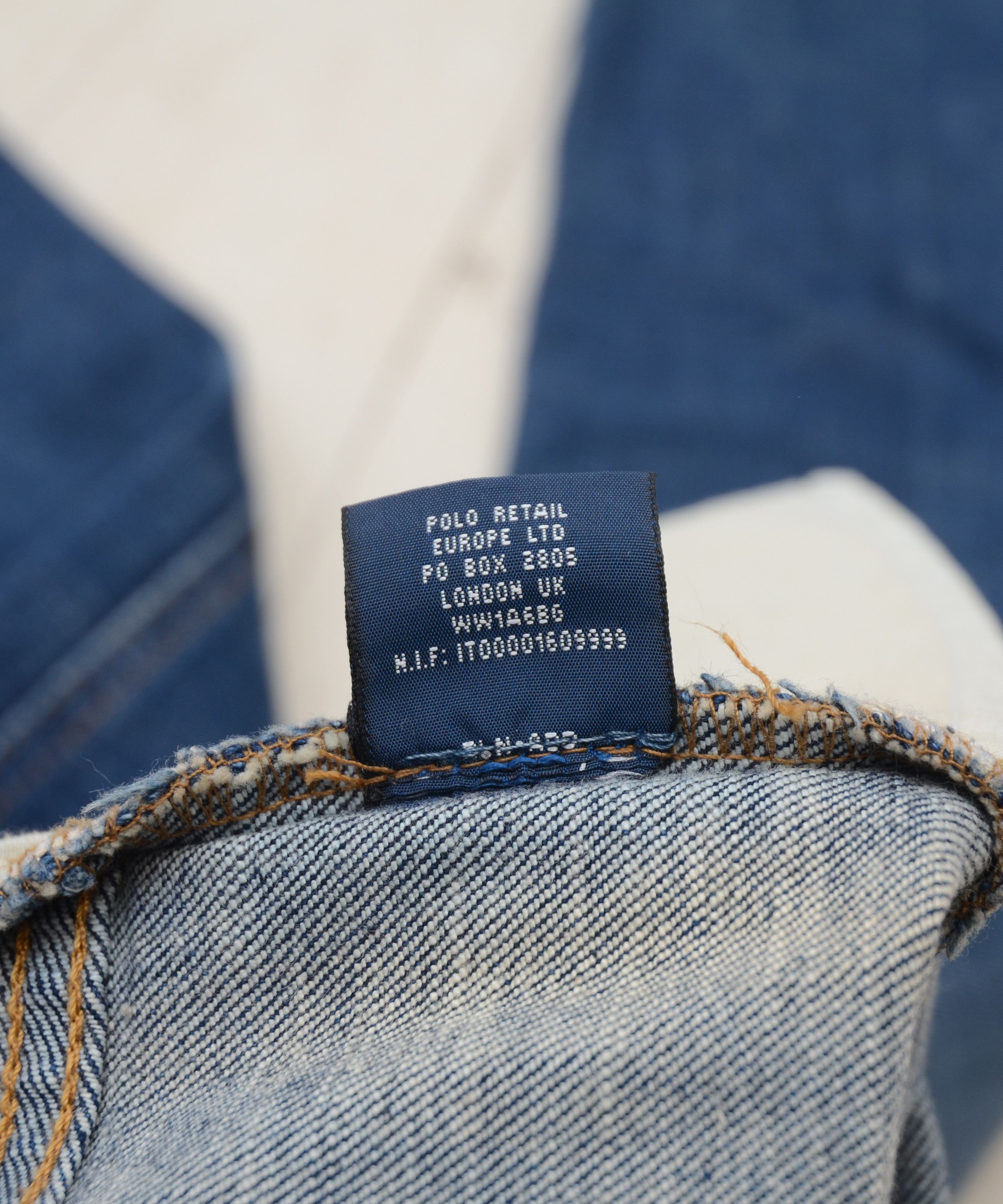 Polo Ralph Lauren × Vintage Vintage Flared Polo Ralph Lauren Dungarees Denim Pants Y2K Size 28" / US 6 / IT 42 - 16 Thumbnail