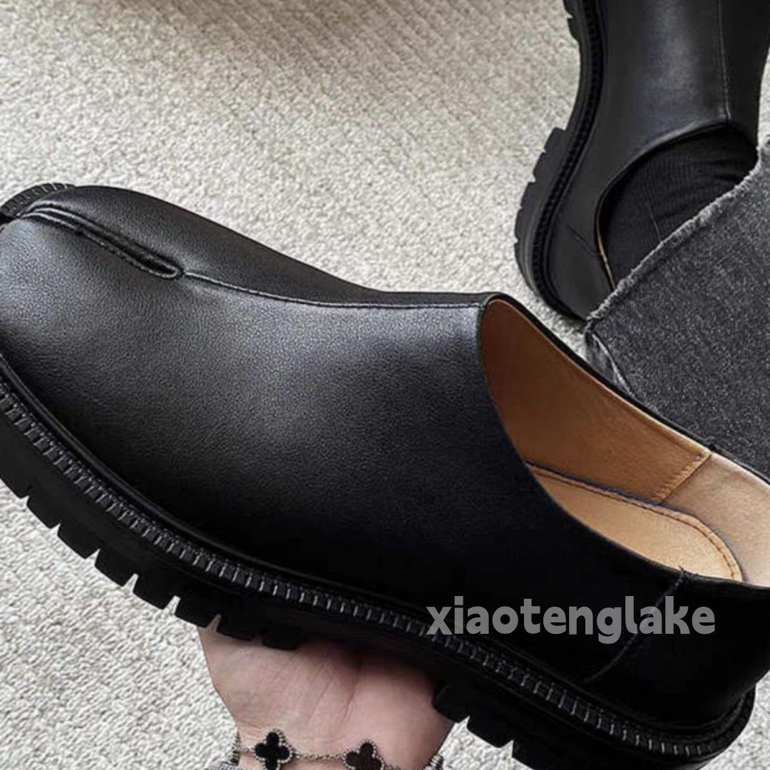 Vintage Unisex outdoor utility punk tabi slip on leather shoes Size US 8 / EU 41 - 5 Thumbnail