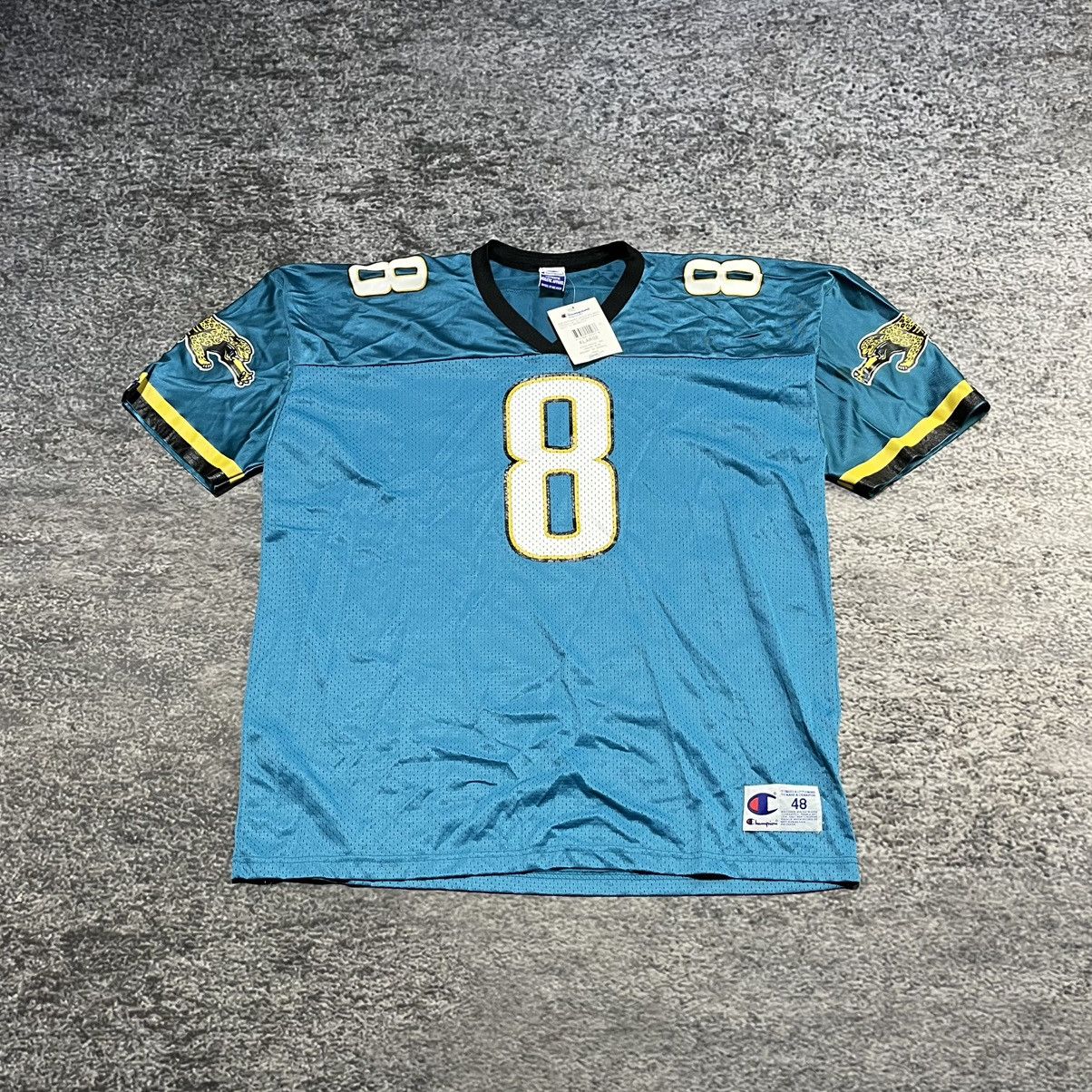 Champion Vintage 90s Jacksonville Jaguars Mark Brunell #8 Jersey NEW Size US XL / EU 56 / 4 - 1 Thumbnail