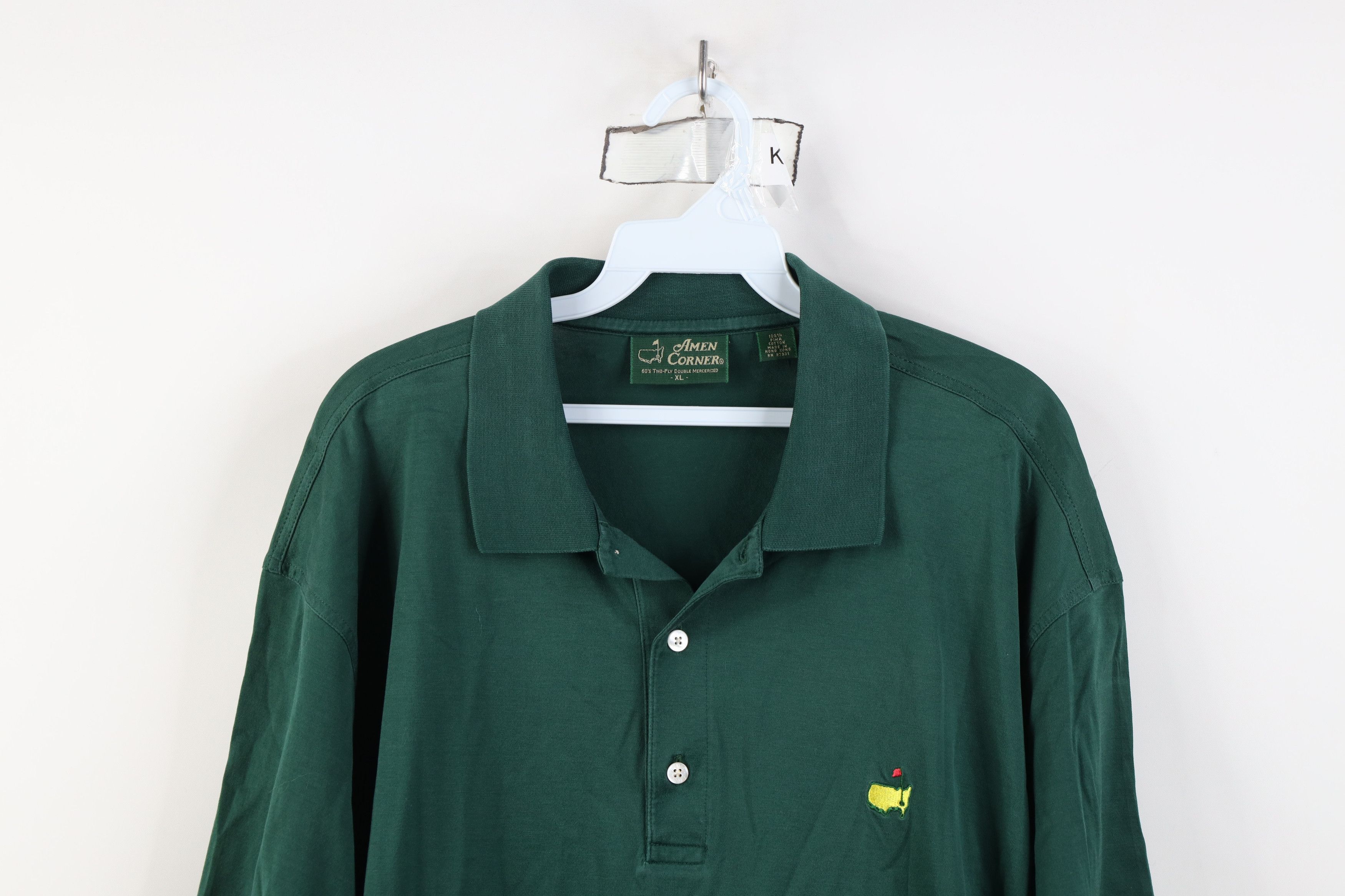 Vintage Vintage 90s Amen Corner Augusta The Masters Golf Polo Shirt Size US XL / EU 56 / 4 - 2 Thumbnail