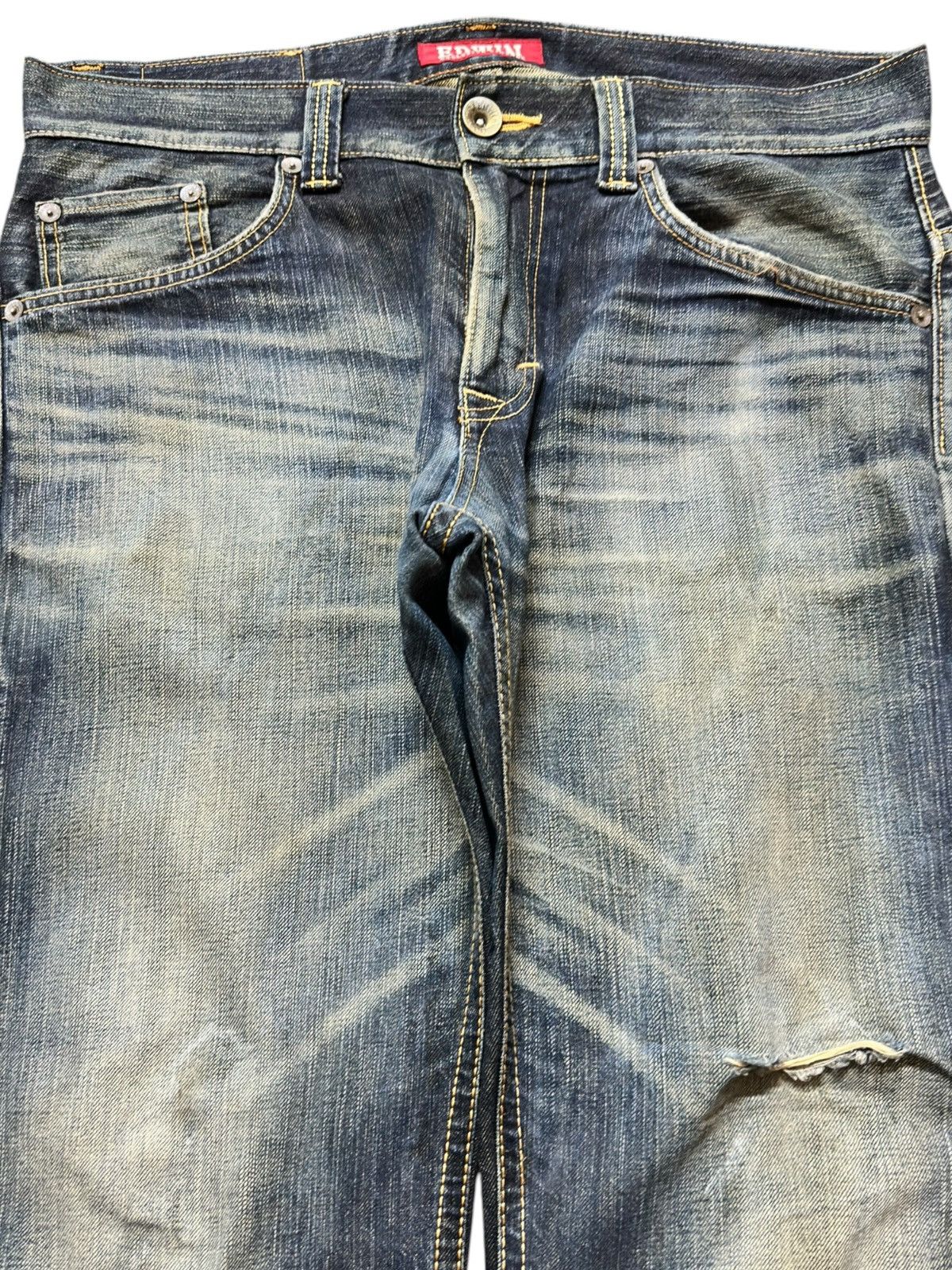 Edwin Vintage Edwin Exclusive Vintage Mudwash Grunge Deni Size US 37 - 2 Thumbnail