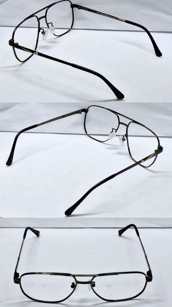 Other 80s LE MANS France LF-05 Titanium Double-Bridge Aviator Size ONE SIZE - 4 Thumbnail