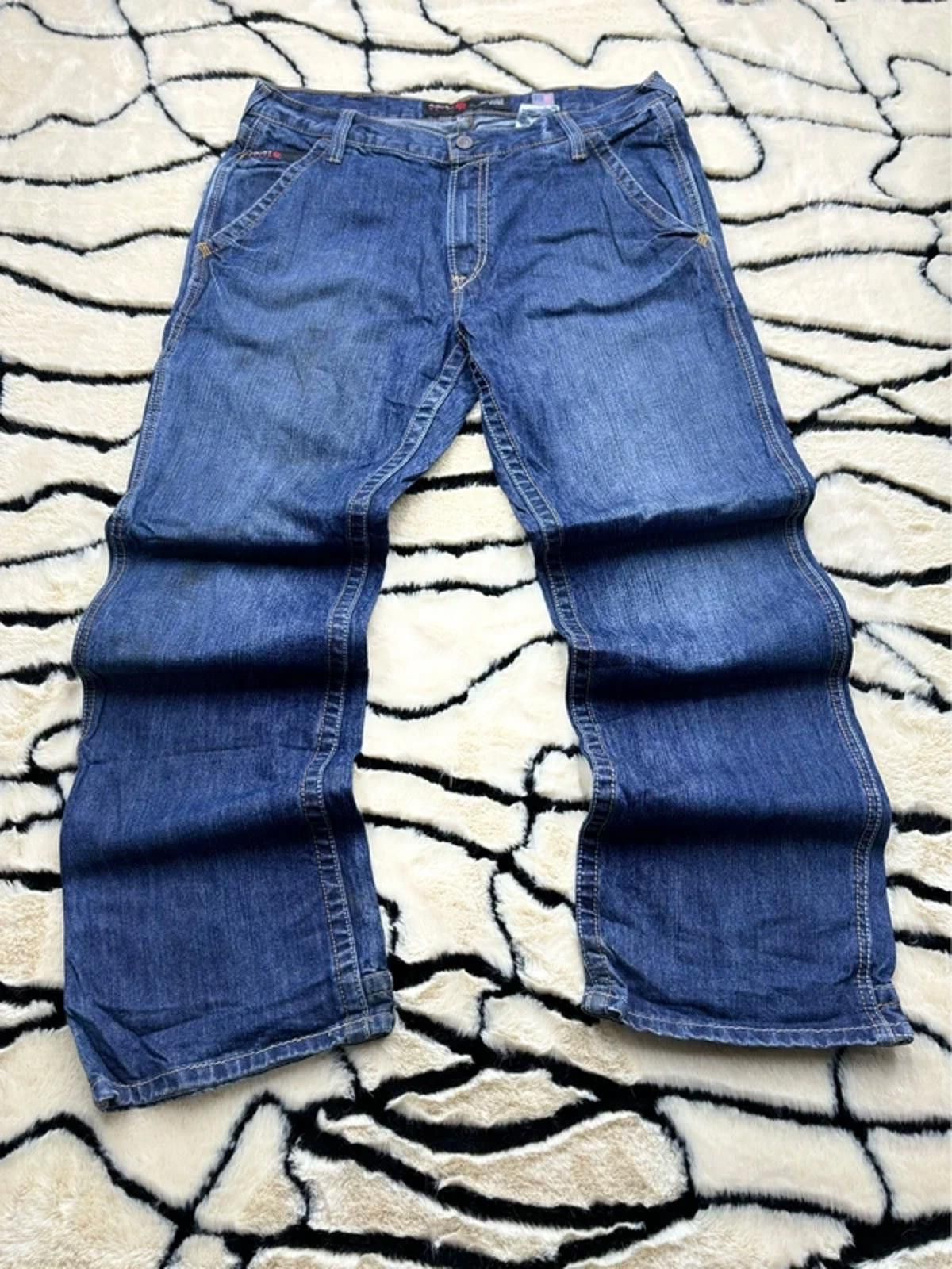 Other Men’s vintage carpenter workwear wide leg jeans size 35x34 Size US 35 - 1 Thumbnail
