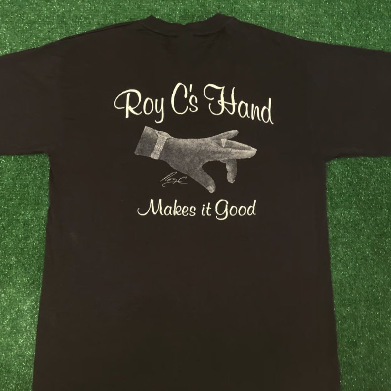 Vintage VINTAGE Roy C Soul Music Rock Me Love VTG Shirt M Black Men Short Sleeve 90s 80s 1990-1999 Size US M / EU 48-50 / 2 - 4 Thumbnail
