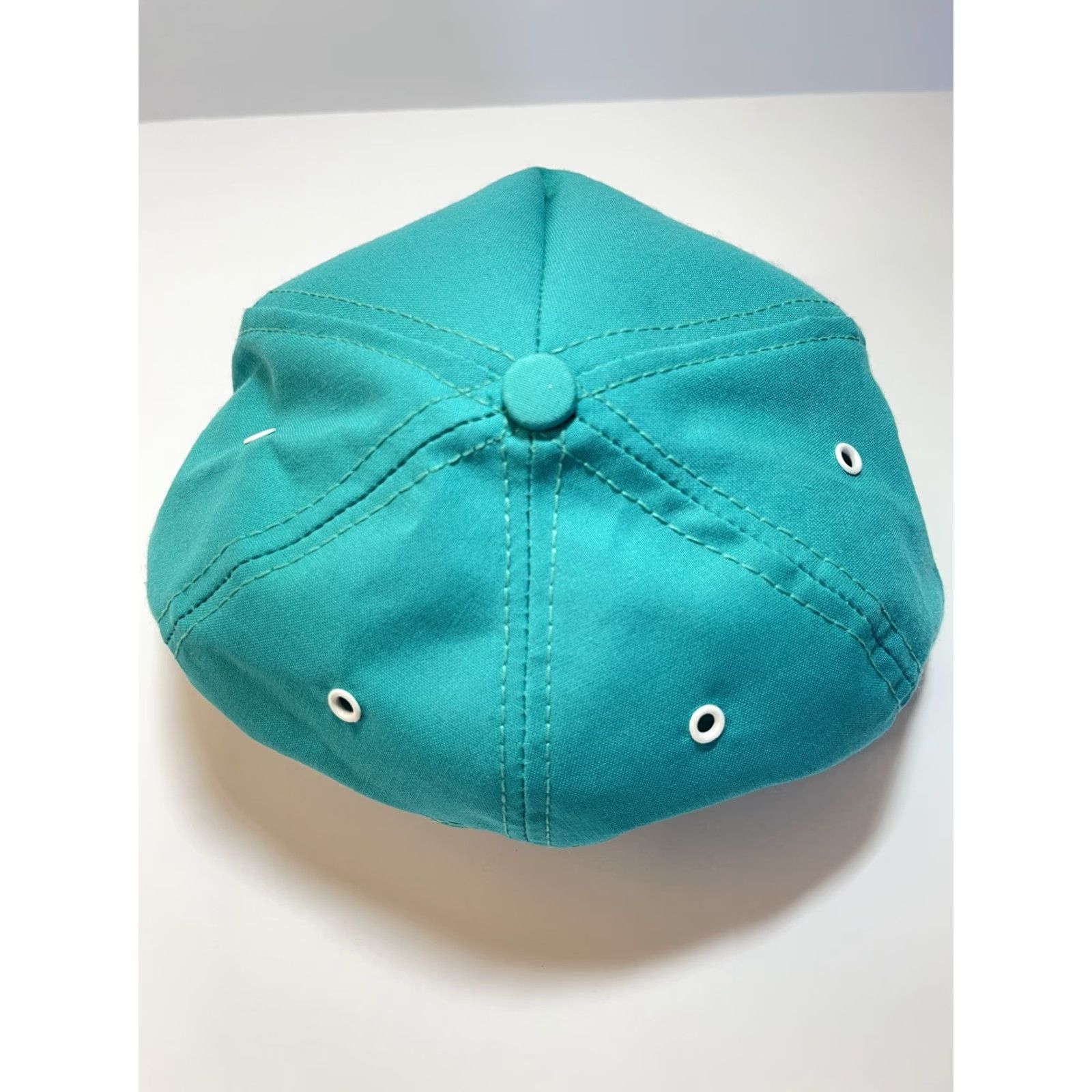 Vintage VINTAGE Magna Thin Fishing Theme Trucker Hat Adjustable Blue Solid 90s Mens Size ONE SIZE - 4 Thumbnail
