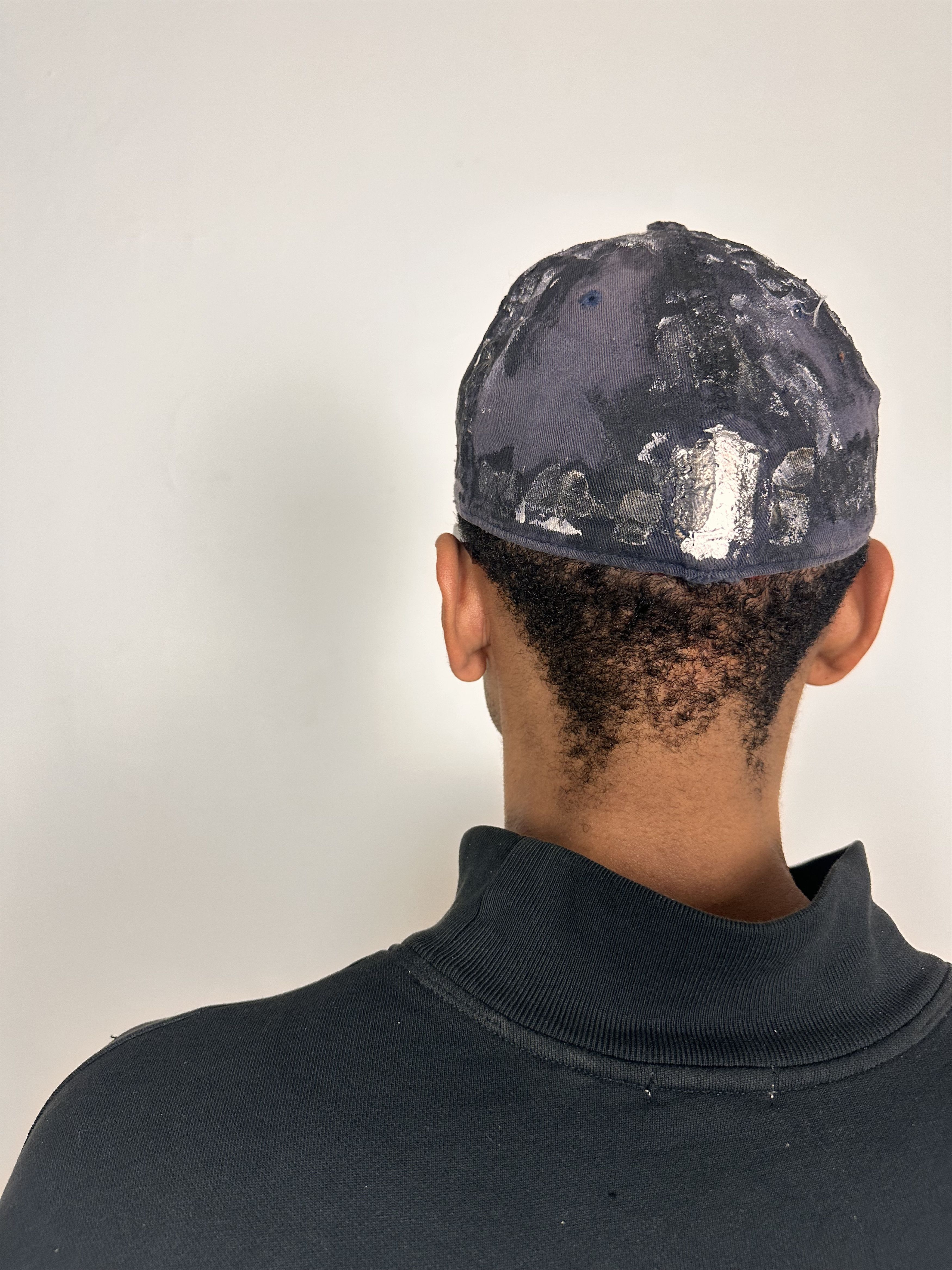 Other ASTROBOI* 'Property Of' Navy Painted Fitted Cap Size ONE SIZE - 4 Thumbnail