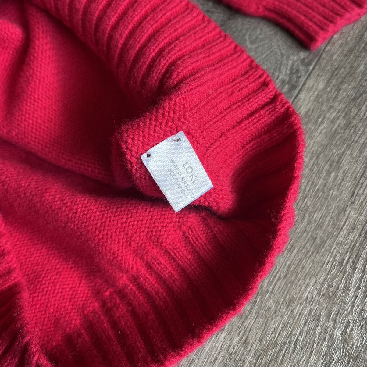 Vintage Vintage Laurence J Smith Shetland Lambswool Cardigan Sweater Size L / US 10 / IT 46 - 7 Thumbnail