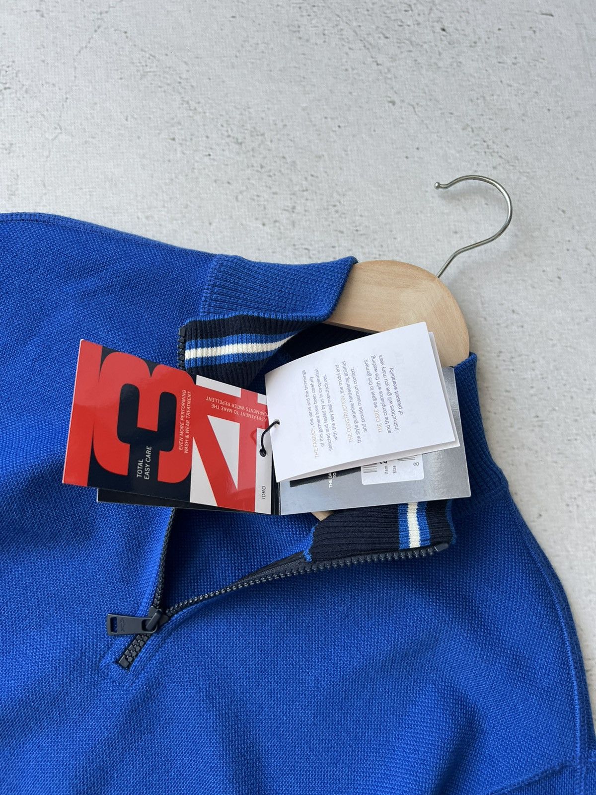 Paul & Shark 🦈 Paul & Shark Yachting Wool Sweater Zip L (NWT) Size US L / EU 52-54 / 3 - 13 Thumbnail