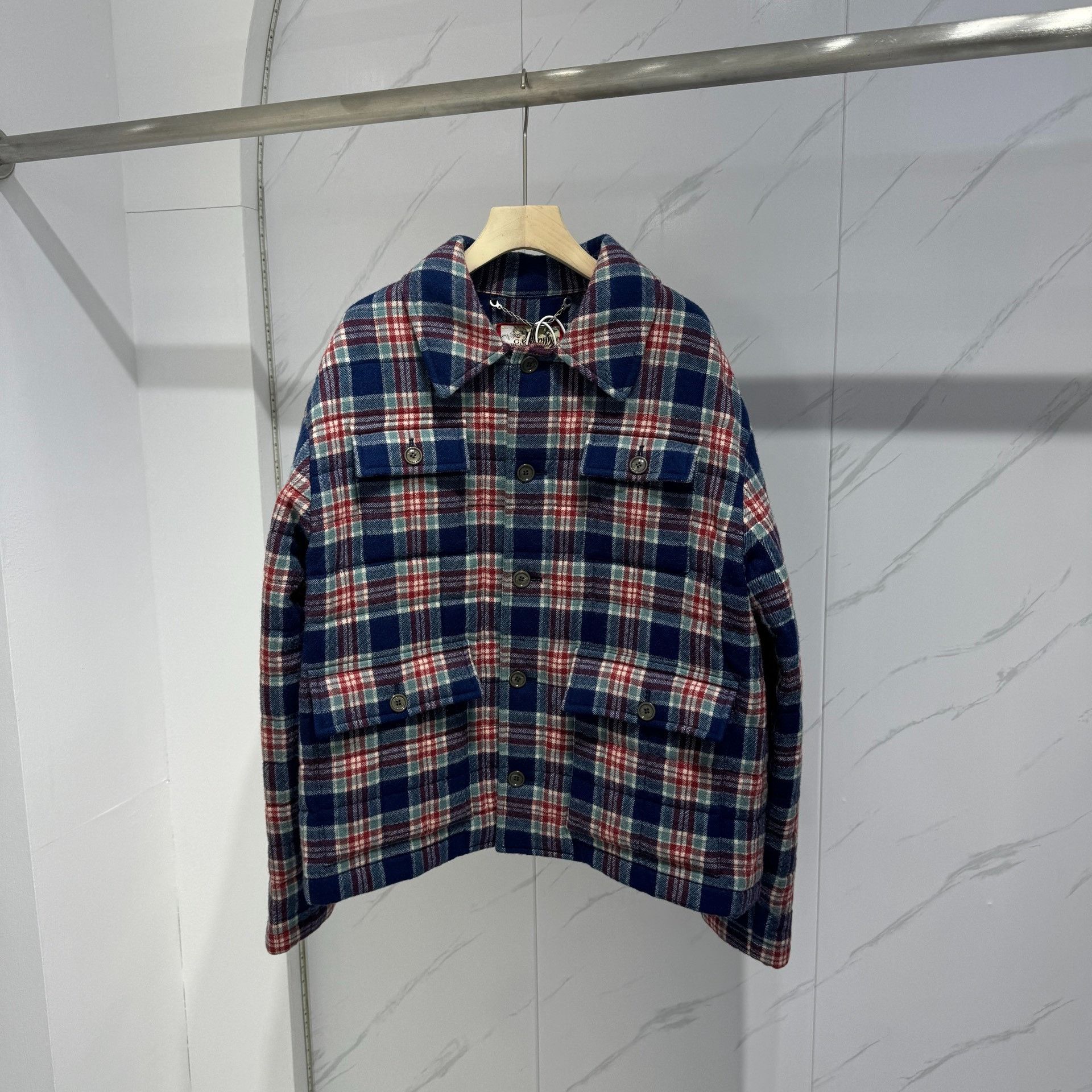 Gucci Gucci plaid wool coat Size US M / EU 48-50 / 2 - 1 Thumbnail