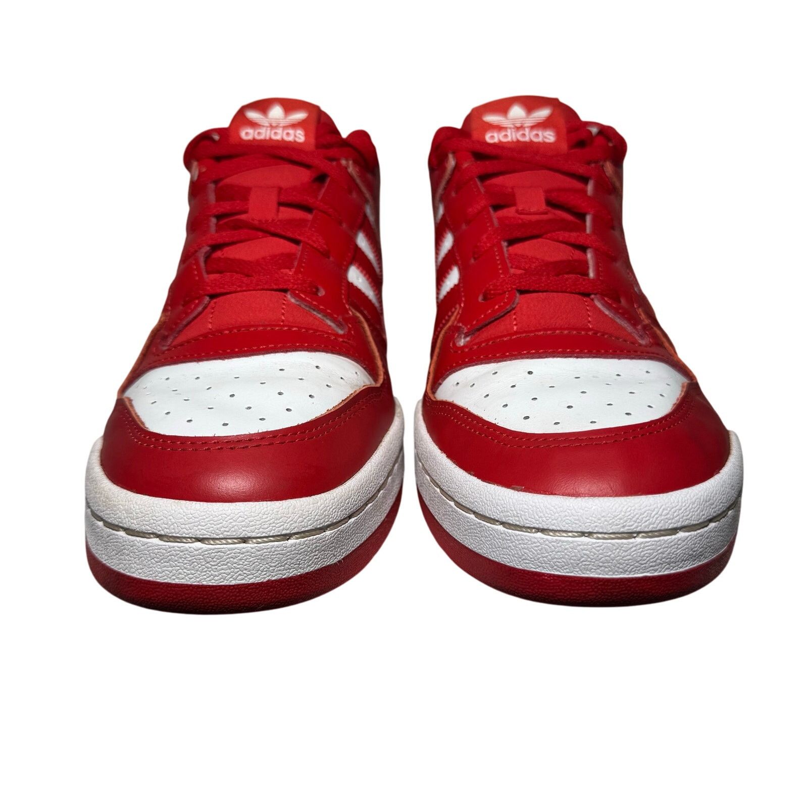 Adidas Adidas Originals FORUM Skateboard Shoes Men LowTop White/Red Size US 11 / EU 44 - 5 Thumbnail