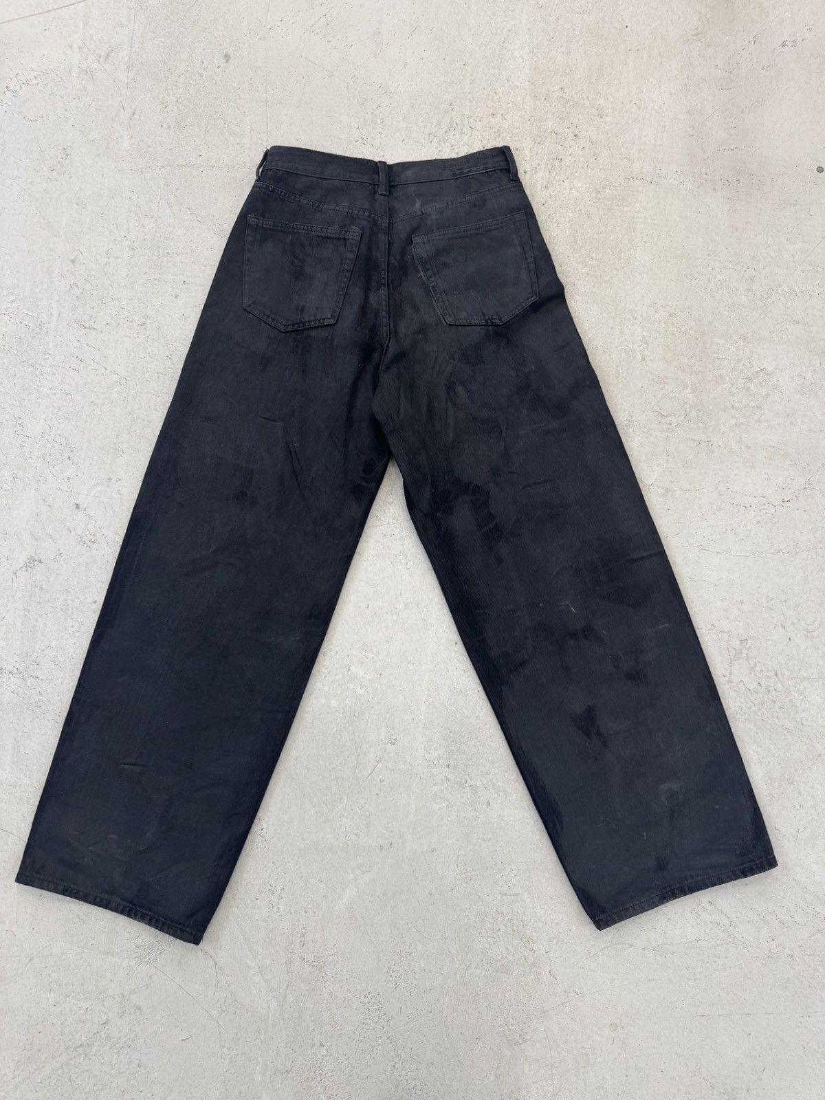 Weekday Weekday Astro waxed pants black Size US 27 - 2 Thumbnail