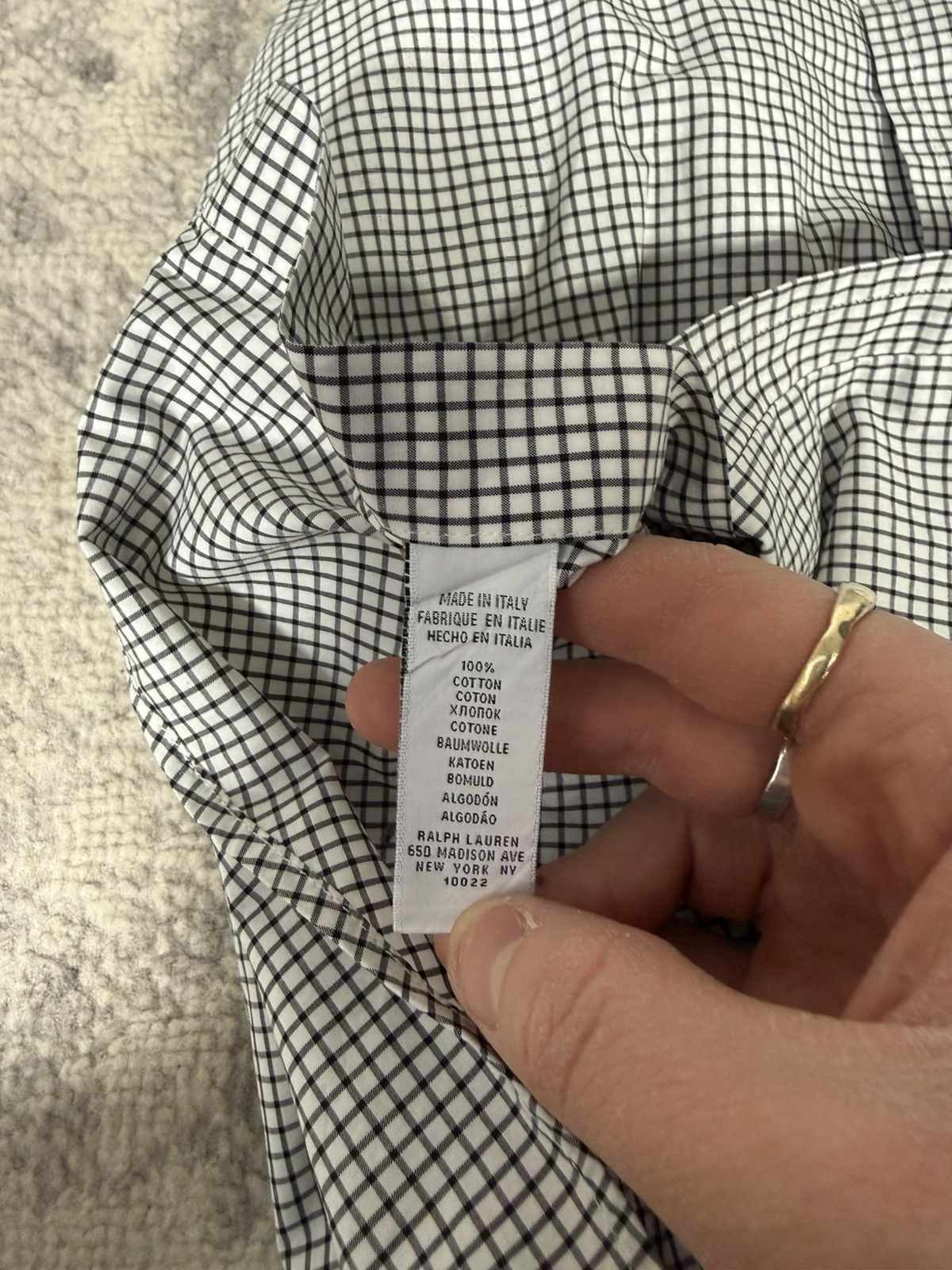 Ralph Lauren Vintage Ralph Lauren Checkered Button Up Shirt Size US XL / EU 56 / 4 - 4 Thumbnail