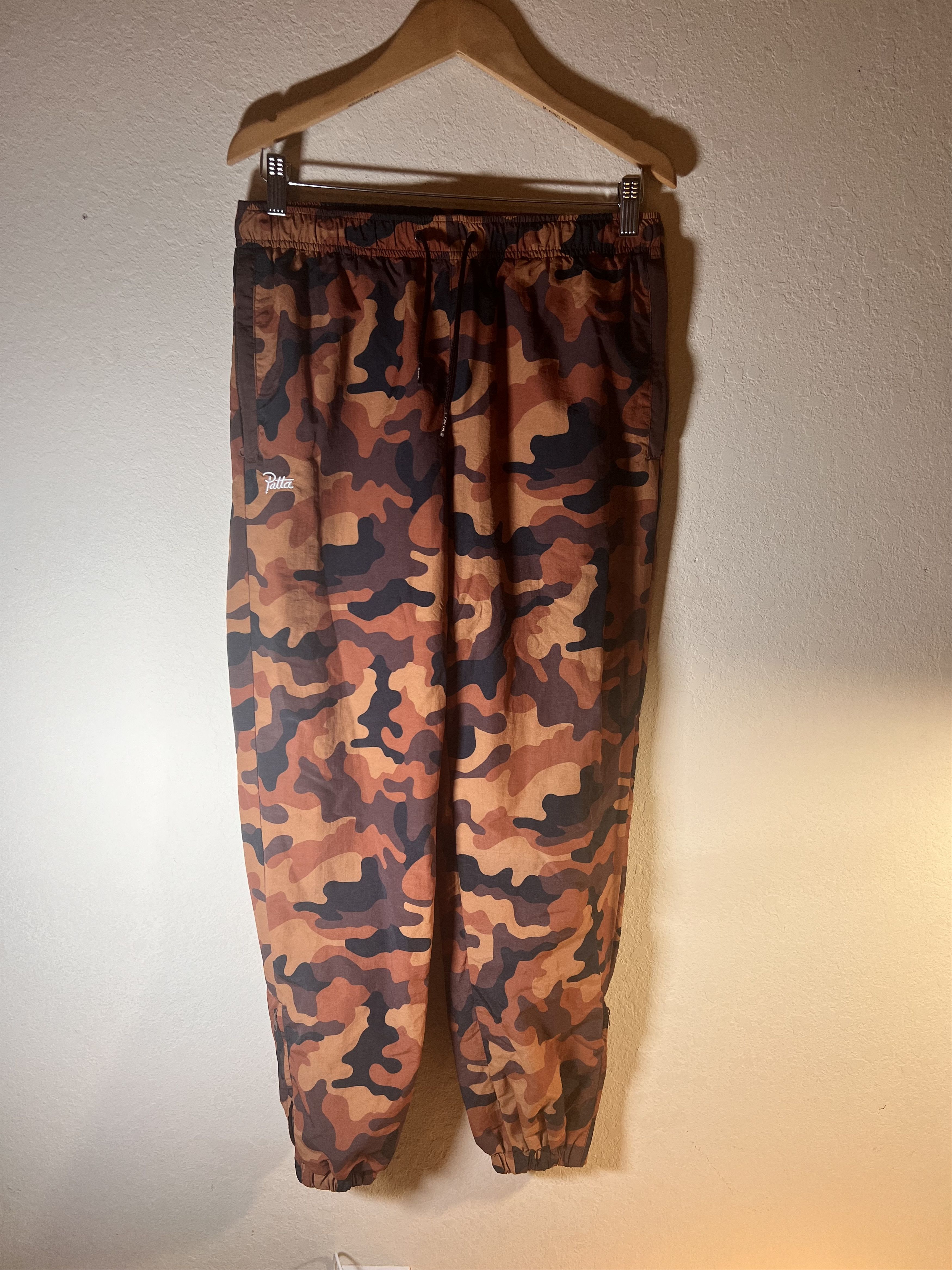 Patta Patta Nylon Track Pants (Camo) S Size US 30 / EU 46 - 1 Thumbnail