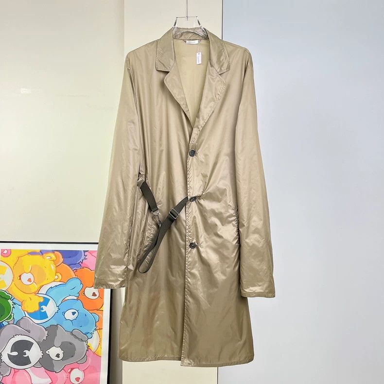 Jil Sander JIL Sander Beige Long Coat Spring Autumn -dmc Size US L / EU 52-54 / 3 - 1 Thumbnail