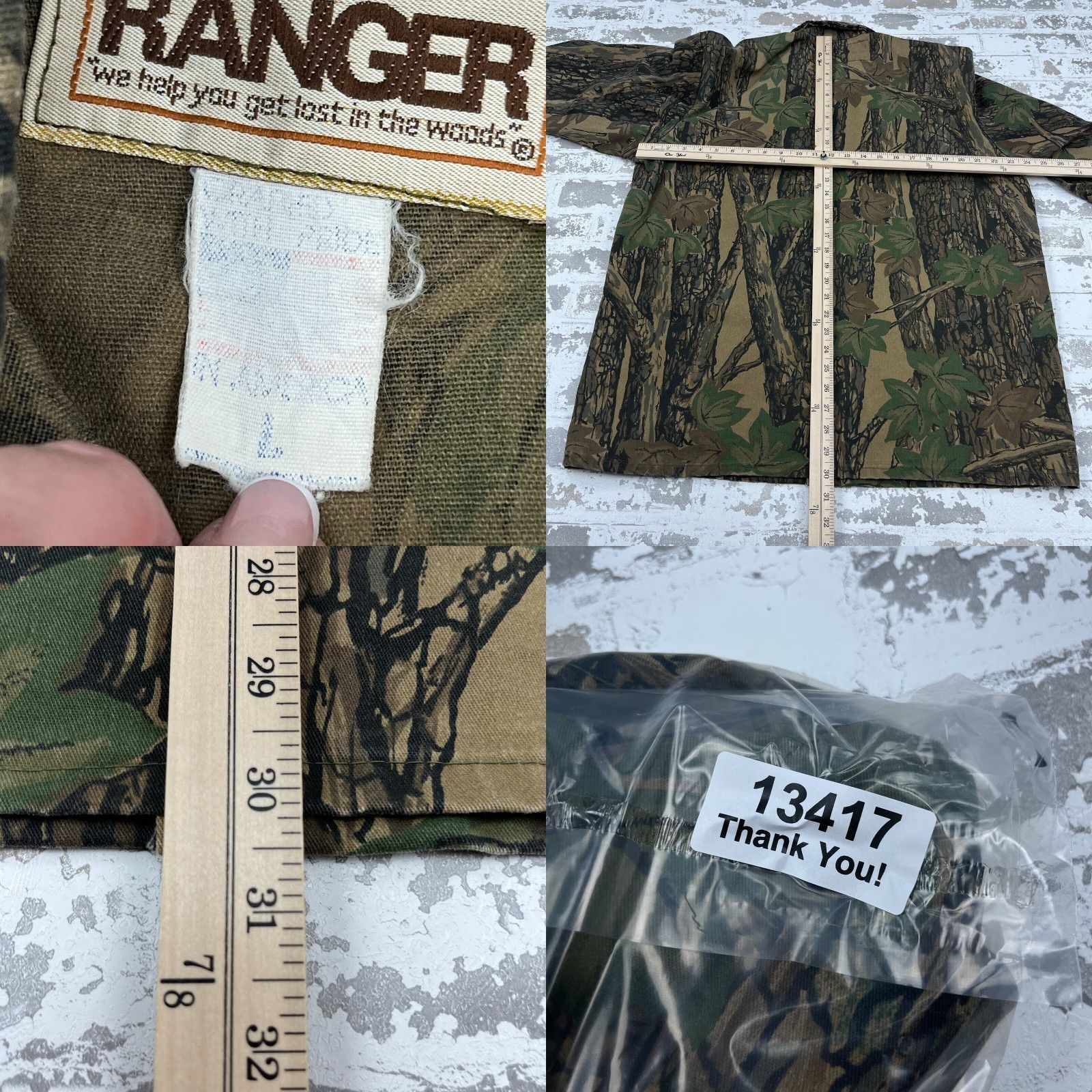 Vintage VINTAGE Ranger Jacket Men L Brown Camouflage Canvas Button Up Military Shacket All Seasons Pockets Logo 80s USA Size US L / EU 52-54 / 3 - 8 Thumbnail