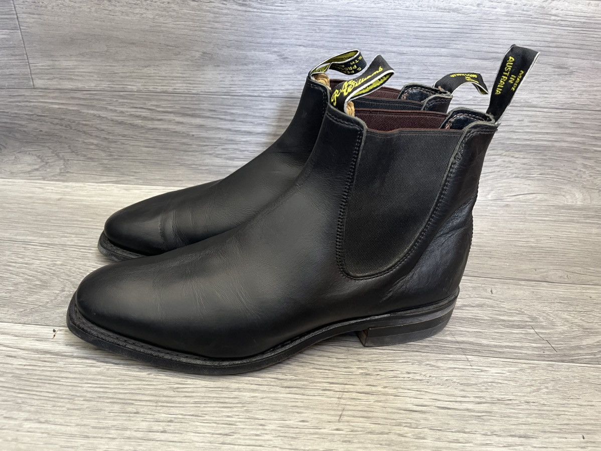R.M. Williams Rm Williams craftman comfort Chelsea leather boots uk 7.5F Size US 8.5 / EU 41-42 - 4 Thumbnail