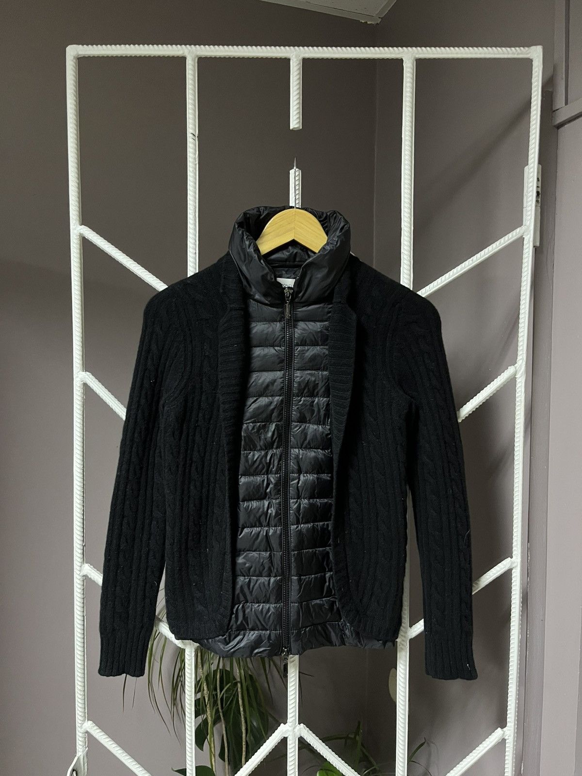 Moncler Moncler Wool & Cashmere Puffer Sweater Size S / US 4 / IT 40 - 1 Thumbnail