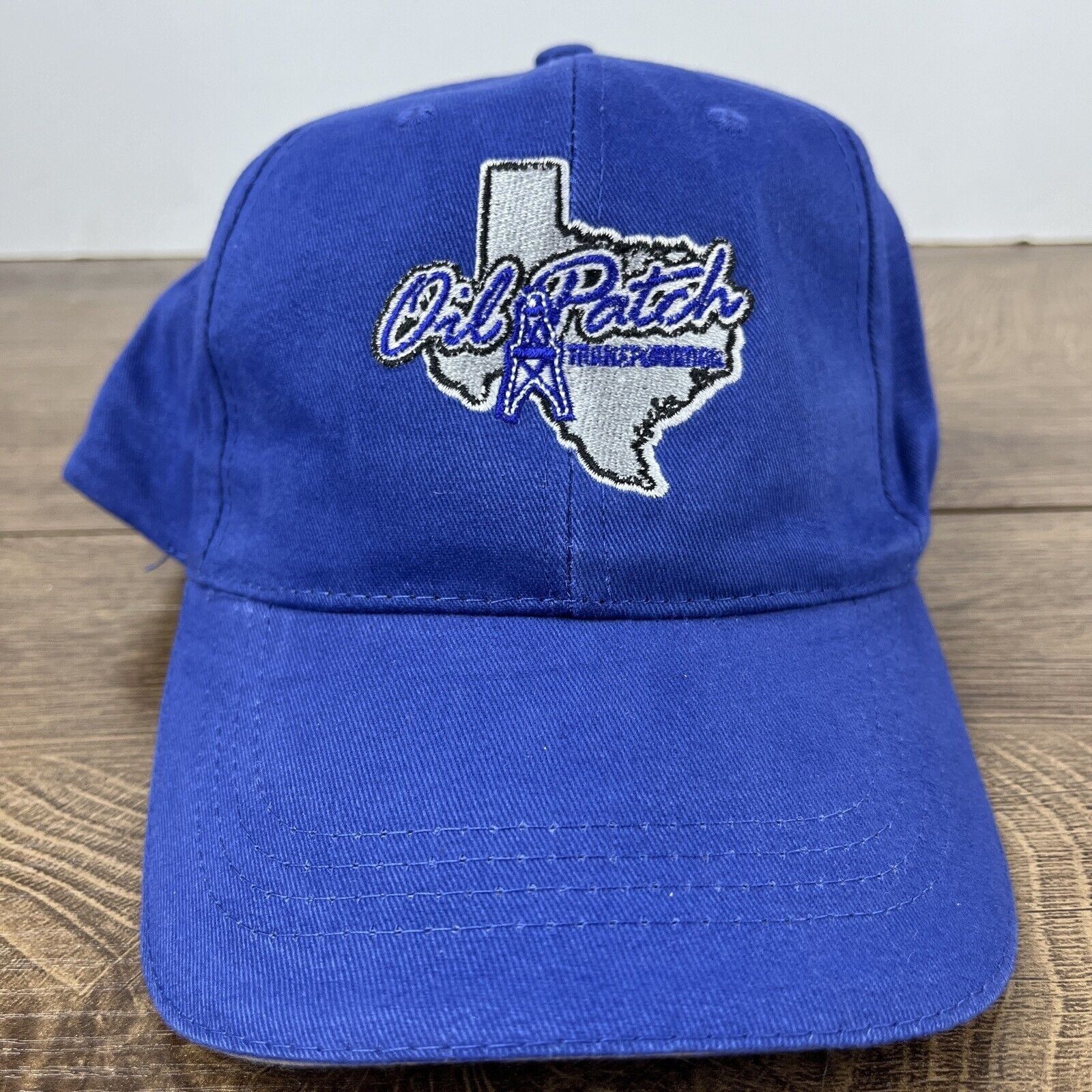 Other Texas Oil Patch Hat Oil Patch Blue Hat Adjustable Adult Size Size ONE SIZE - 3 Thumbnail