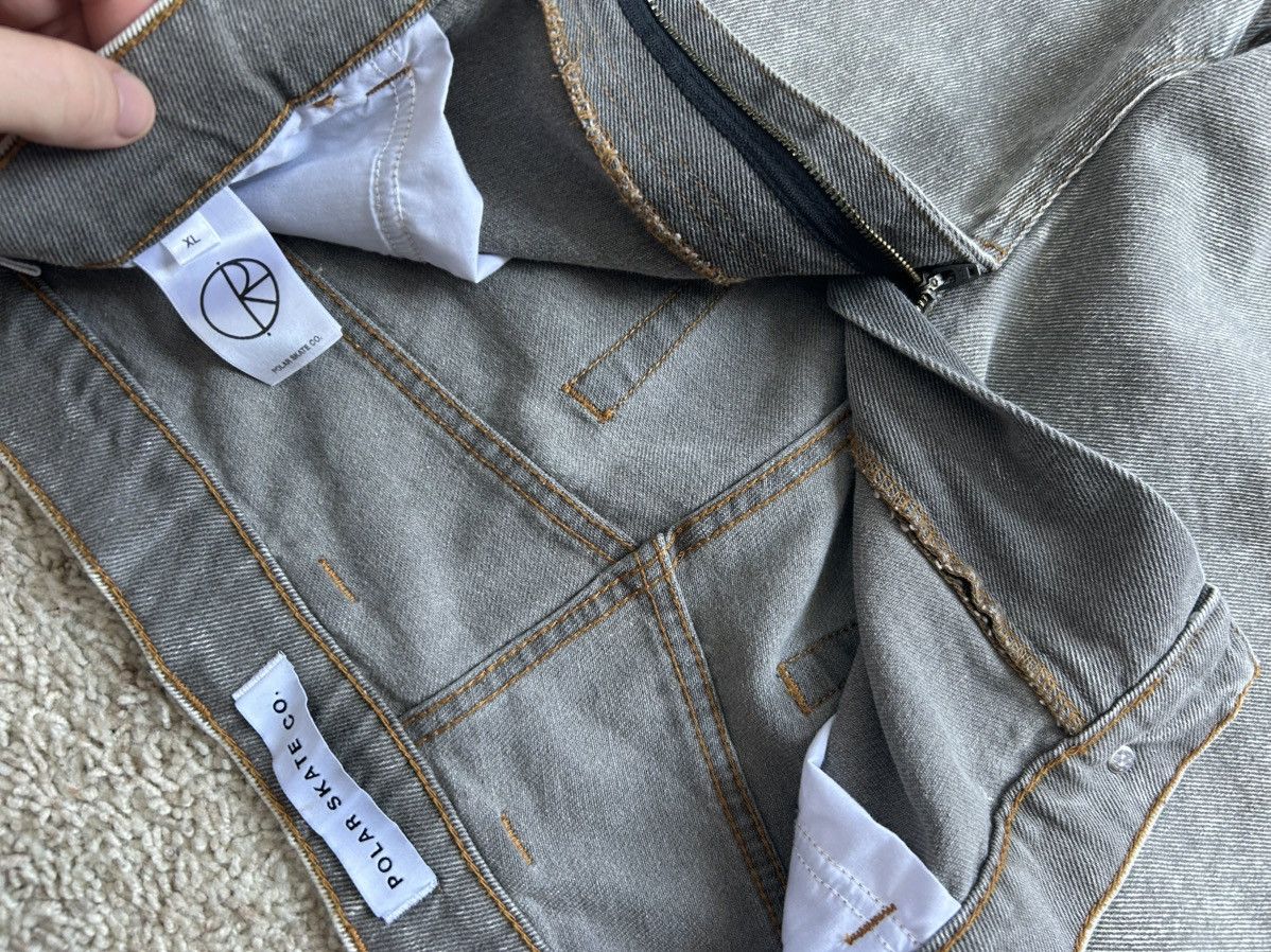 Polar Skate Co. Polar Big Boy Acid Beige Baggy Jeans Size US 38 / EU 54 - 3 Thumbnail