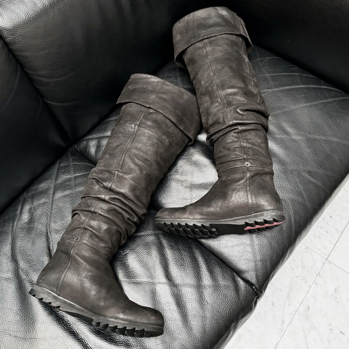 Prada Prada Archive draped boxer pirate boots Size US 8 / IT 38 - 6 Thumbnail