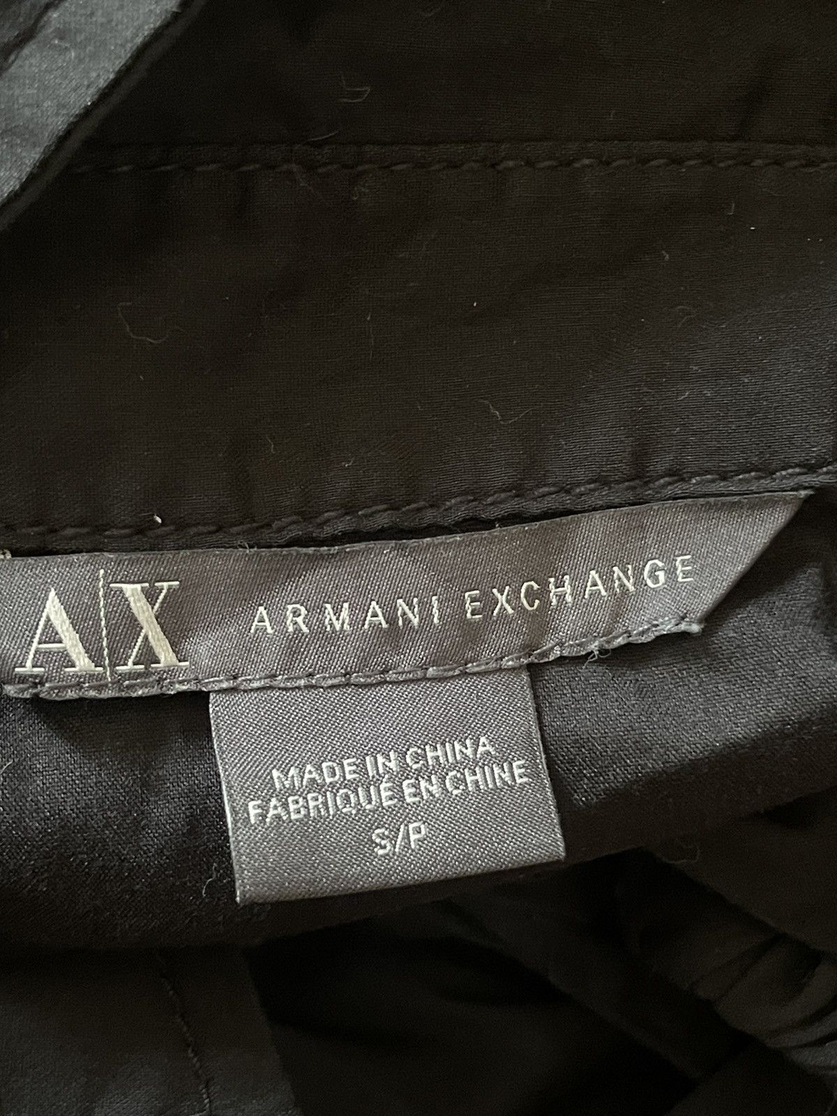 Armani Exchange Armani Exchange Black Shirt Size S / US 4 / IT 40 - 5 Thumbnail