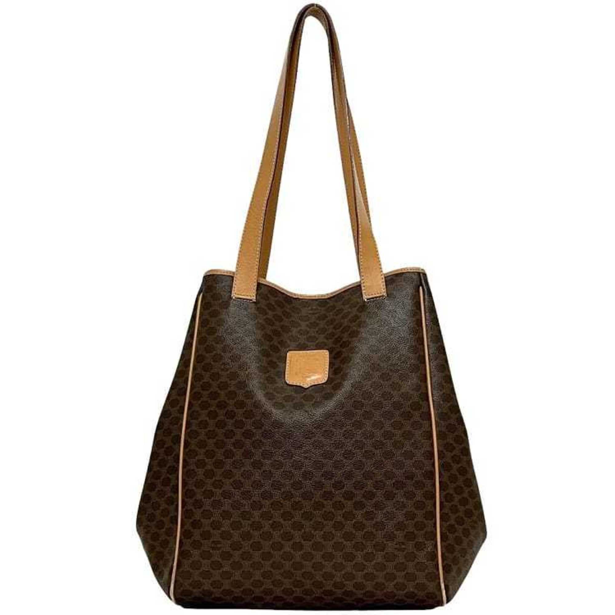 Celine Celine Tote Bag ec-24196 Brown Beige Macadam PVC Leather M14 CELINE Coated for Men and Women Size ONE SIZE - 1 Thumbnail