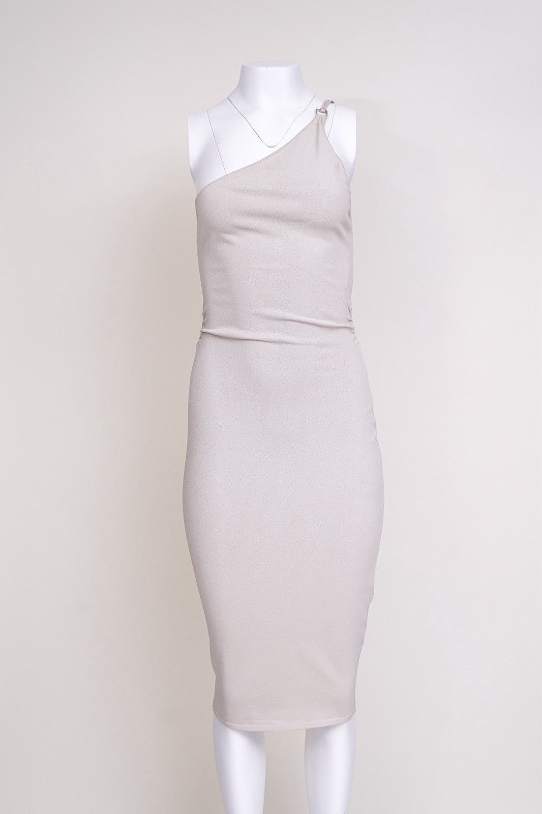 Gucci Gucci by Tom Ford S/S 2001 White Knit Asymmetric Strap Dress Size M / US 6-8 / IT 42-44 - 2 Thumbnail
