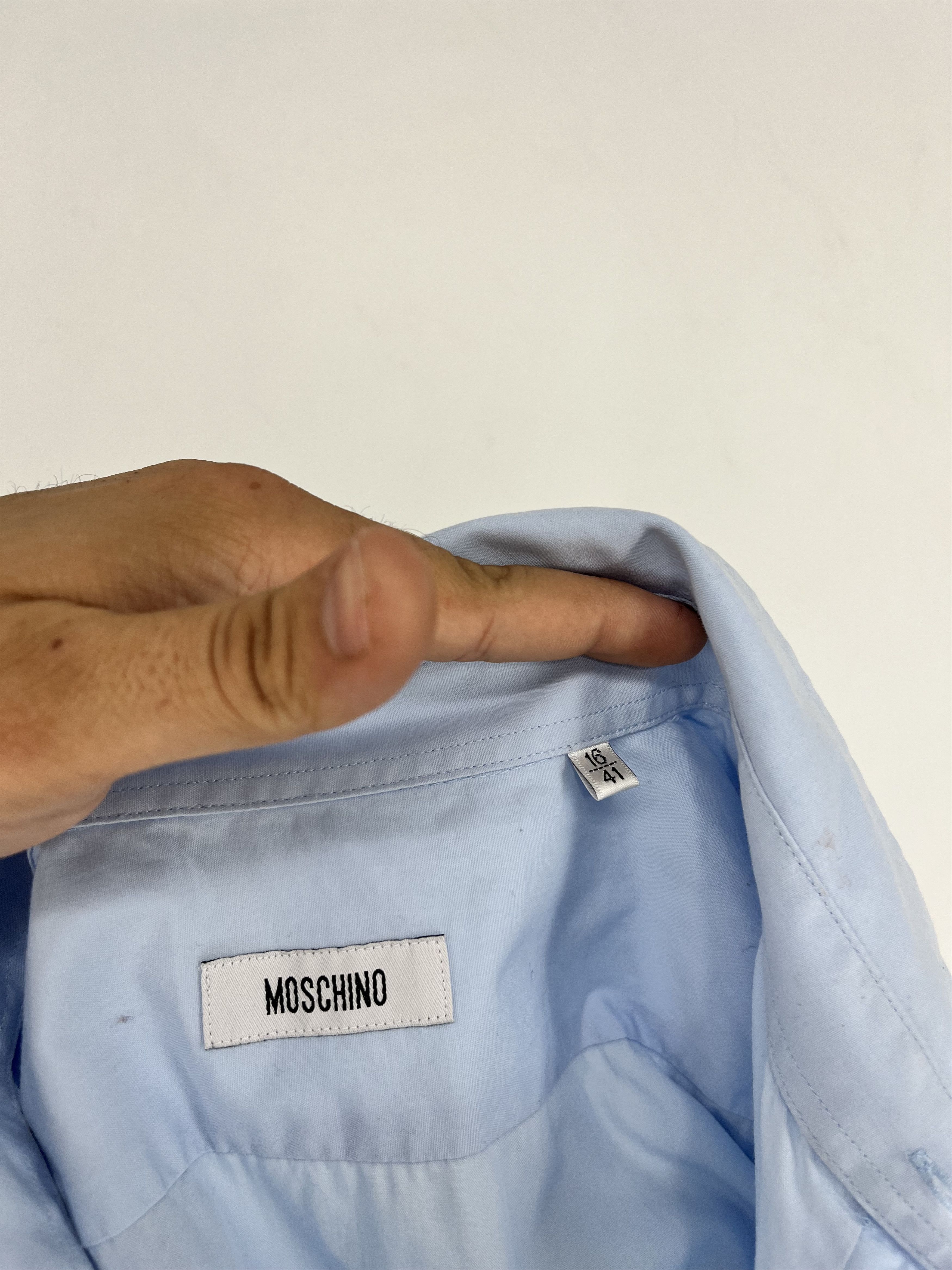Moschino Moschino Shirt Button Ups Vintage Luxury Size US L / EU 52-54 / 3 - 8 Thumbnail
