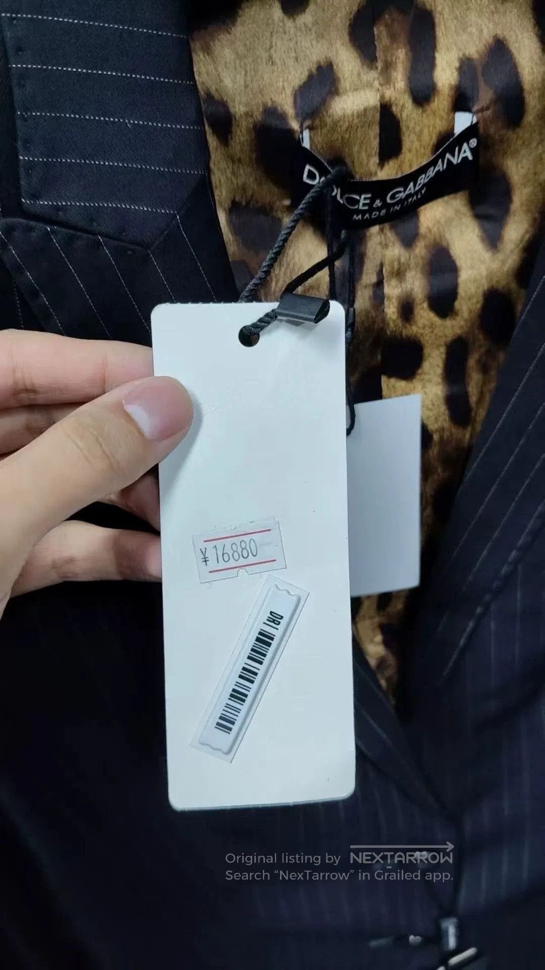 Dolce & Gabbana black pinstripe casual blazer jacket. Size US M / EU 48-50 / 2 - 5 Thumbnail