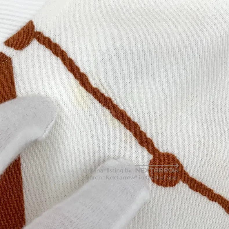 Hermes Hermes White Lantern Print Cotton Single Button Long Sleev Size XS / US 0-2 / IT 36-38 - 8 Thumbnail