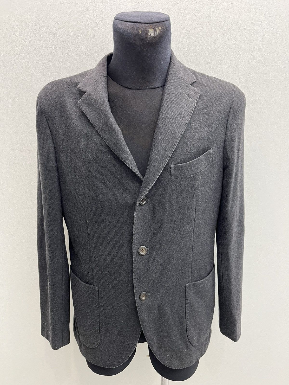 Boglioli Boglioli 3 Button Soft Wool K Jacket Blazer Size US L / EU 52-54 / 3 - 1 Thumbnail