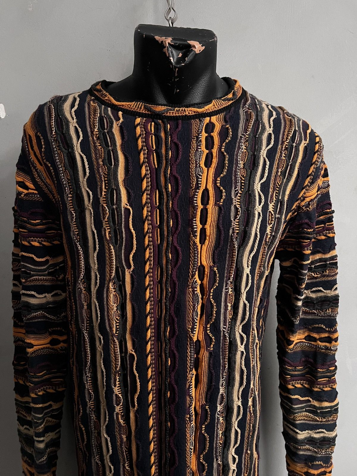 Coogi Vintage 90’s Carlo Colucci Style Sweater Coogi Knit Size US M / EU 48-50 / 2 - 2 Thumbnail