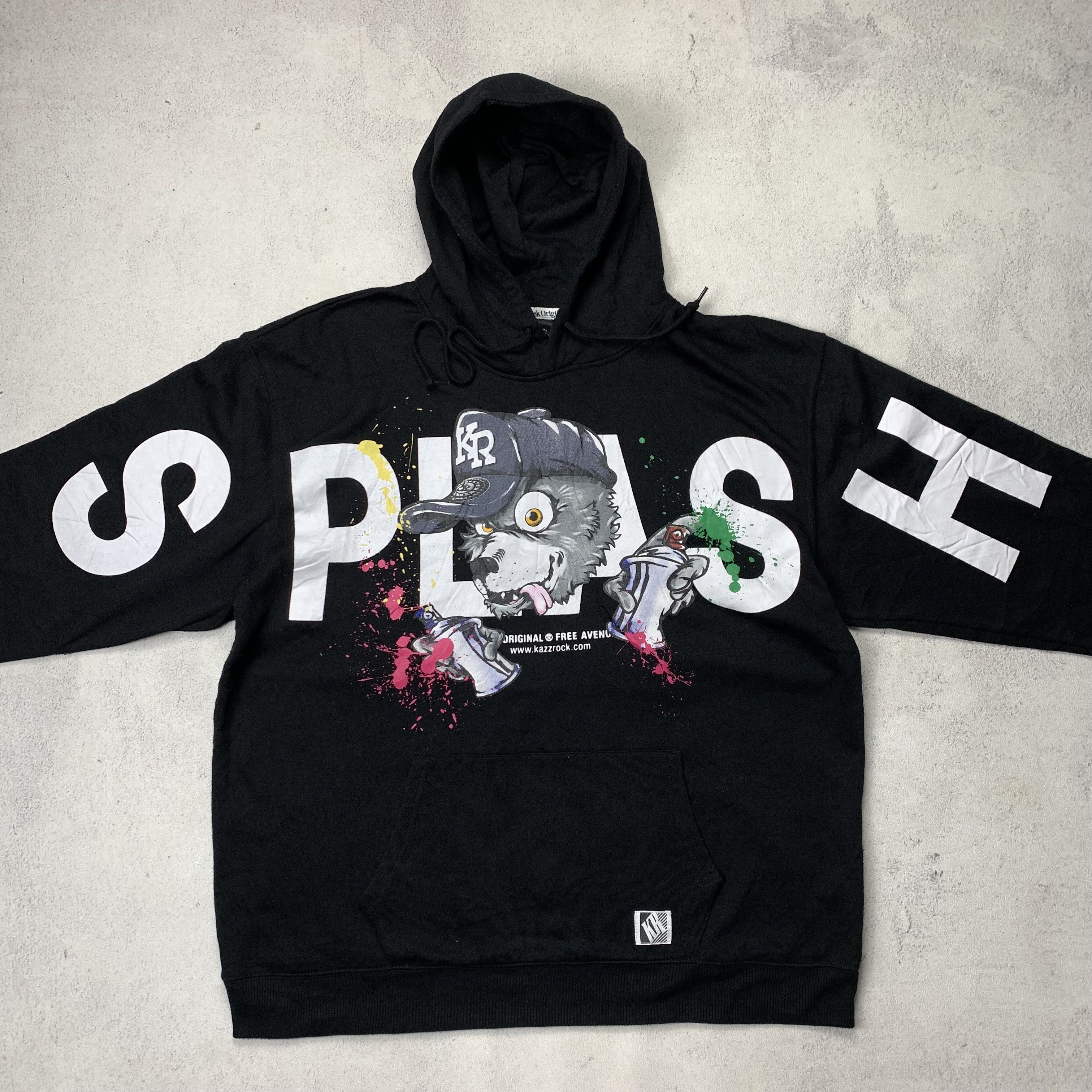 Japanese Brand KAZZROCK Graffiti Japan Art Hoodie Size US XL / EU 56 / 4 - 2 Thumbnail