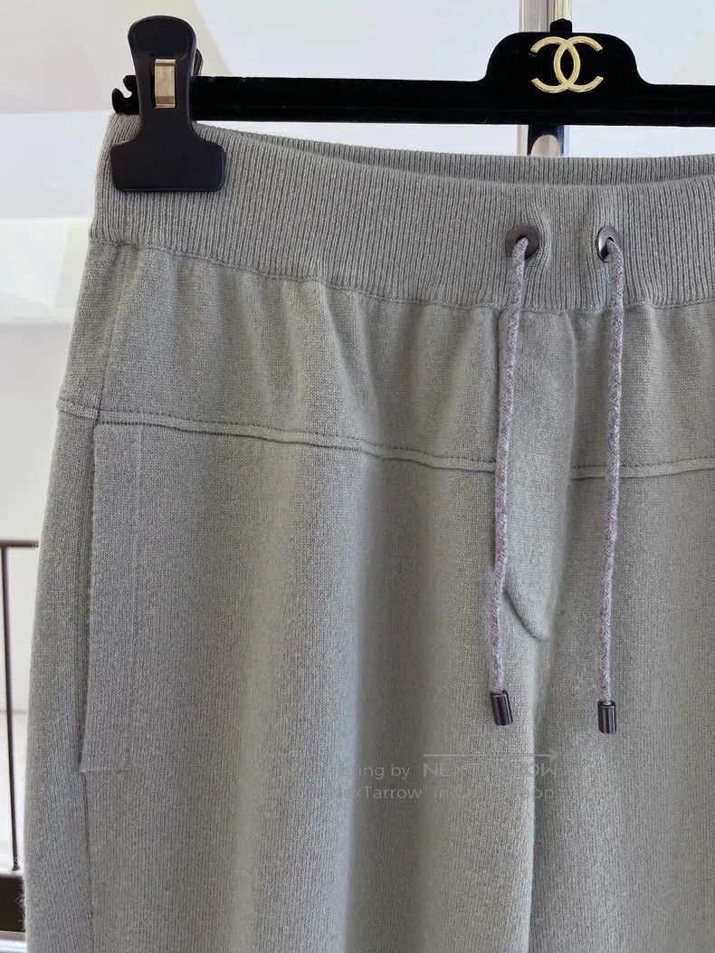 Brunello Cucinelli Brunello Cucinelli size M Avocado Green Cashmere Pants Size 25" / US 0 / IT 36 - 3 Thumbnail