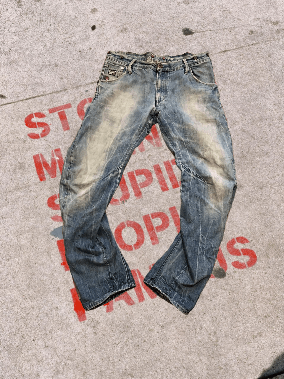 G-Star G-Star Raw ARC 3D Loose Tapered Denim Jeans Size US 34 / EU 50 - 1 Thumbnail