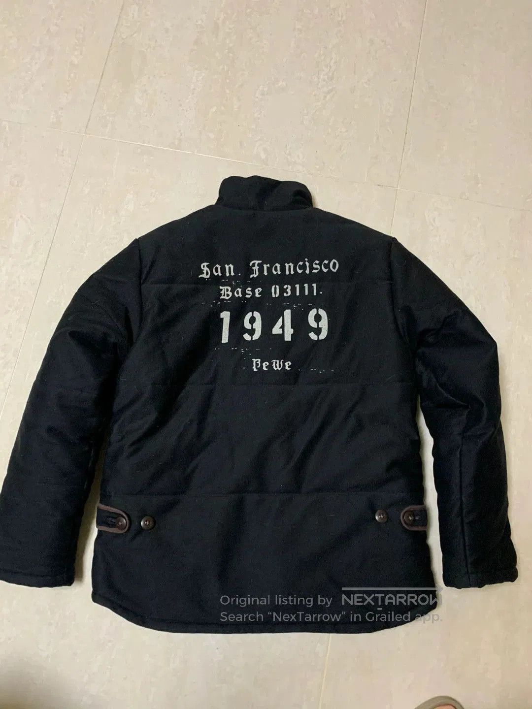 Japanese Brand Black N1 Deck Jacket with Adjustable Waist. Size US M / EU 48-50 / 2 - 2 Thumbnail