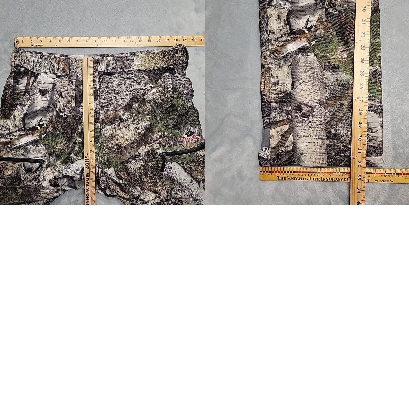 Vintage Mossy Oak Scent Factor Camo Pants Men L Camouflage Cargo Insulated Lined Hunting Size US 33 - 9 Thumbnail
