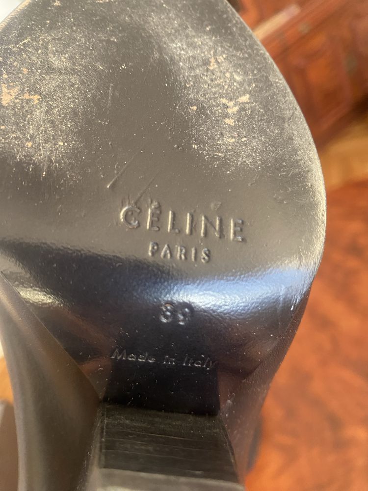 Celine Celine Paris Leather Boots Heels Size US 9 / IT 39 - 6 Thumbnail