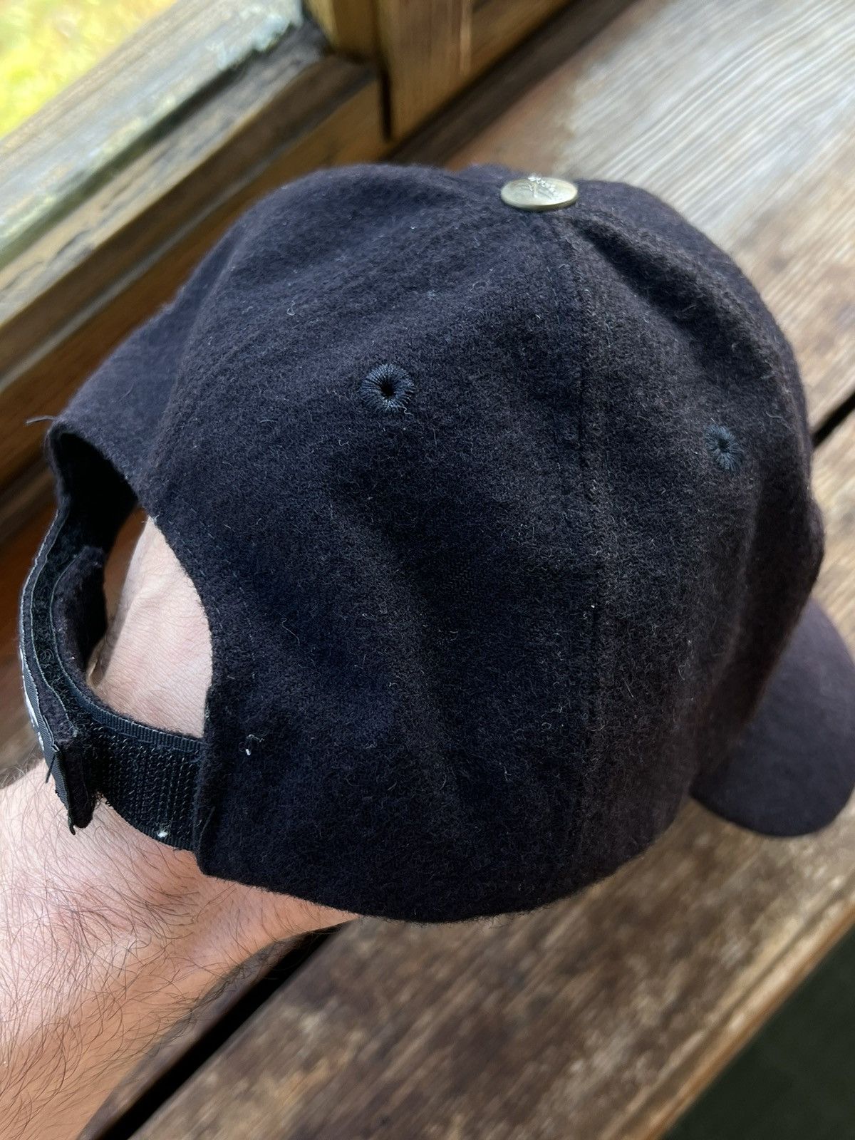 Reebok × Vintage Vintage Y2K Reebok Big Embroidered Logo Wool Cap Hat Size ONE SIZE - 10 Thumbnail