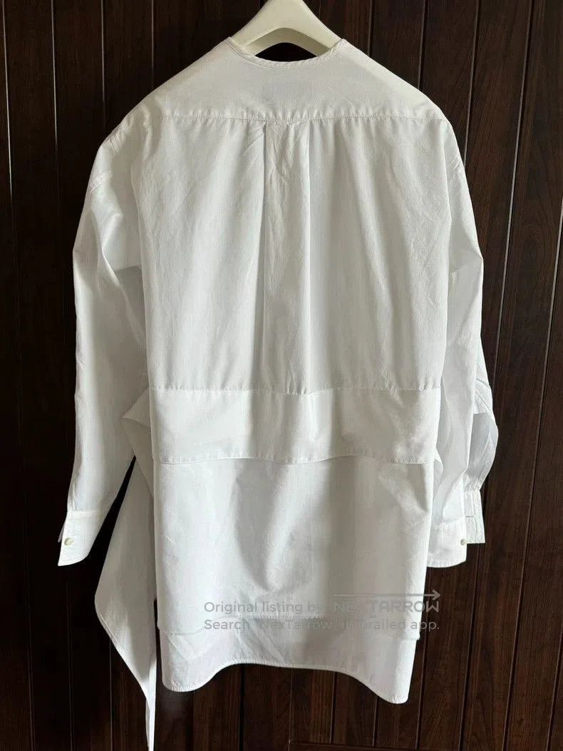 Y's Y'S Yohji Yamamoto White Collarless Shirt Size US M / EU 48-50 / 2 - 2 Thumbnail