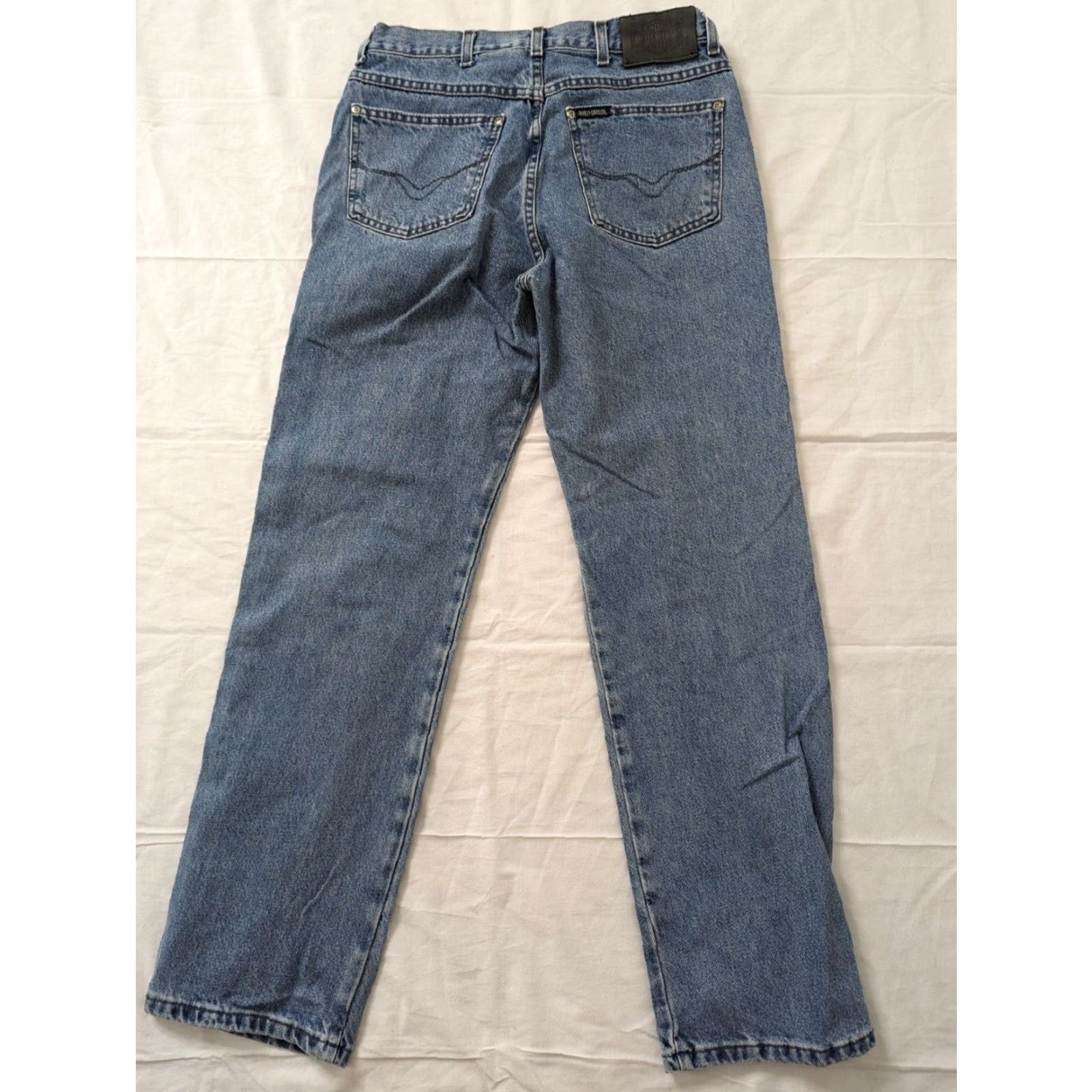 Harley Davidson VINTAGE Harley-Davidson Womens 14L Jeans High Rise Bootcut 32x32 USA V2 Size 36" / US 14 / IT 50 - 2 Thumbnail