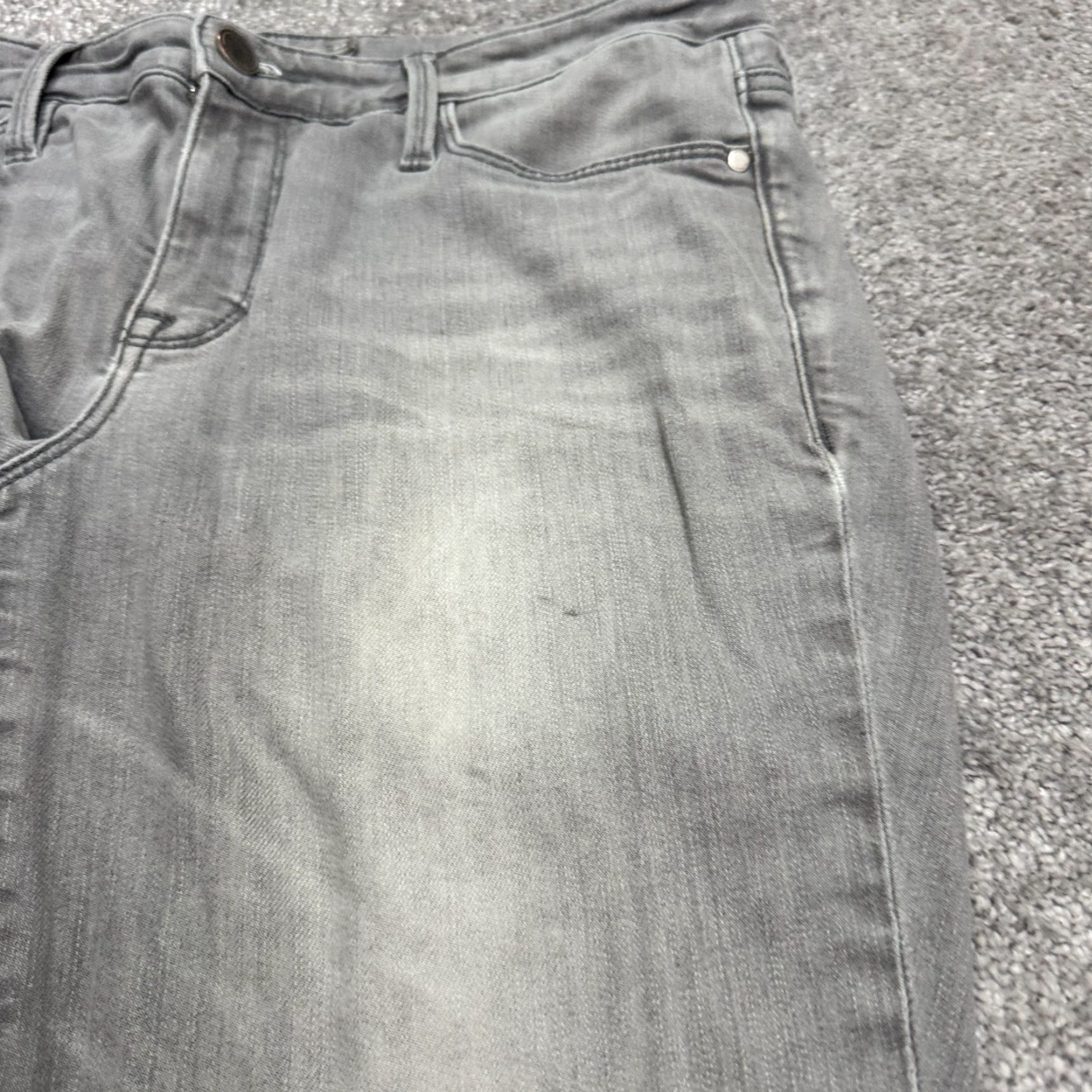 Athleta Athleta Sculptek Jeans Womens 6P Petite Skinny Denim Gray 32x27 Stretch City Grunge Streetwear Size 28" / US 6 / IT 42 - 7 Thumbnail