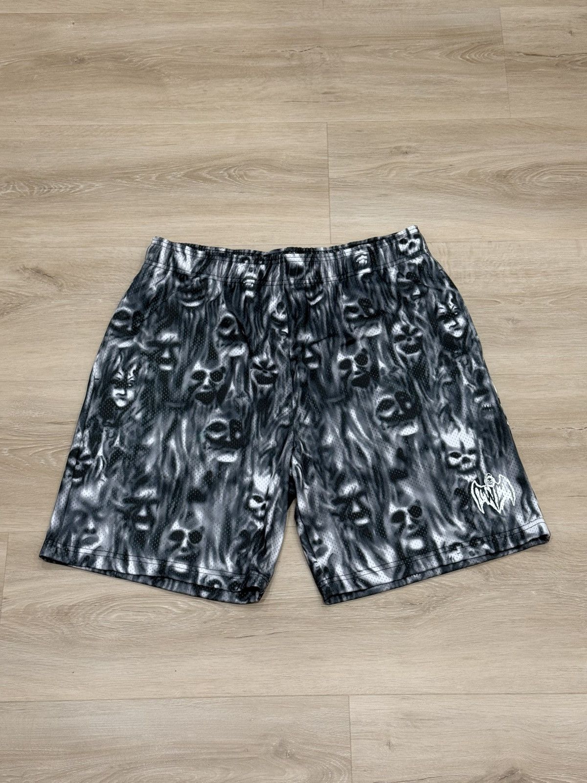 Warren Lotas Wall of Flesh Mesh Shorts