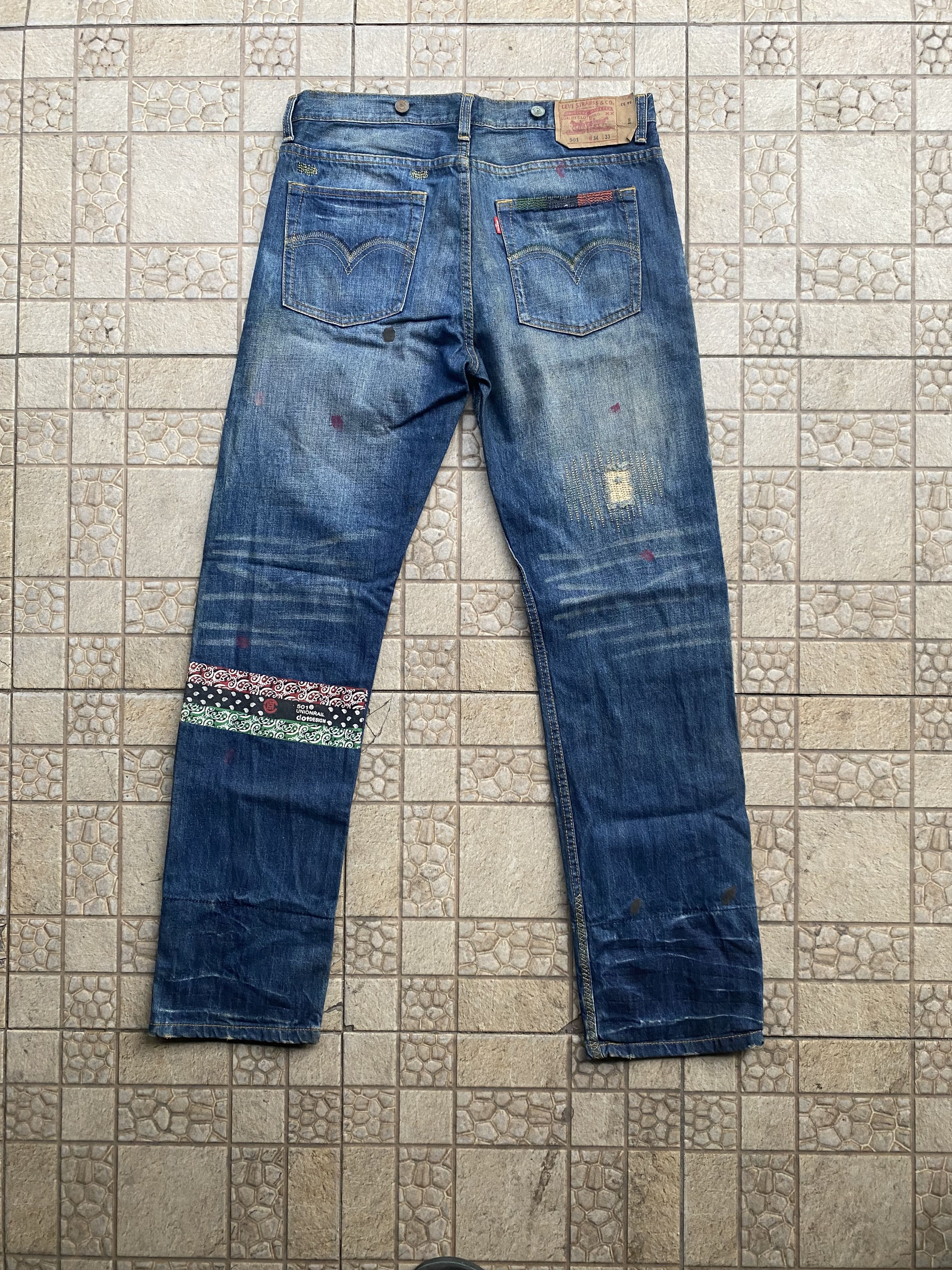 Levi's Limited Edition Levis 501 Clot Union Rail | Grailed