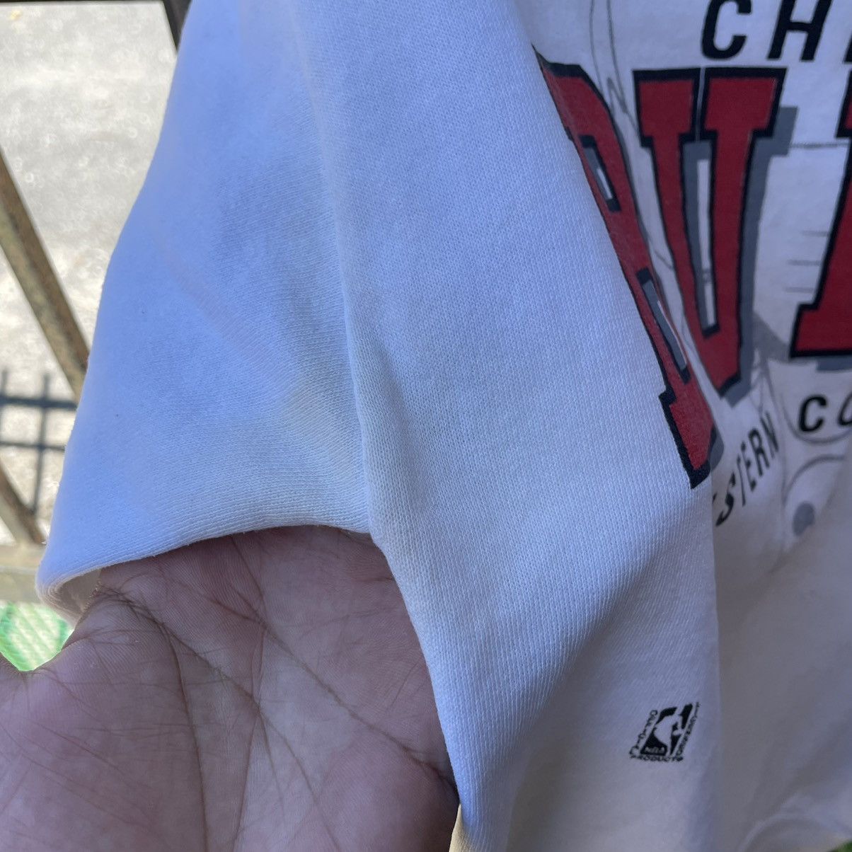 NBA × Vintage 🔥Vintage 90s Chicago Bulls Big Logo Sweatshirts Size US S / EU 44-46 / 1 - 6 Thumbnail
